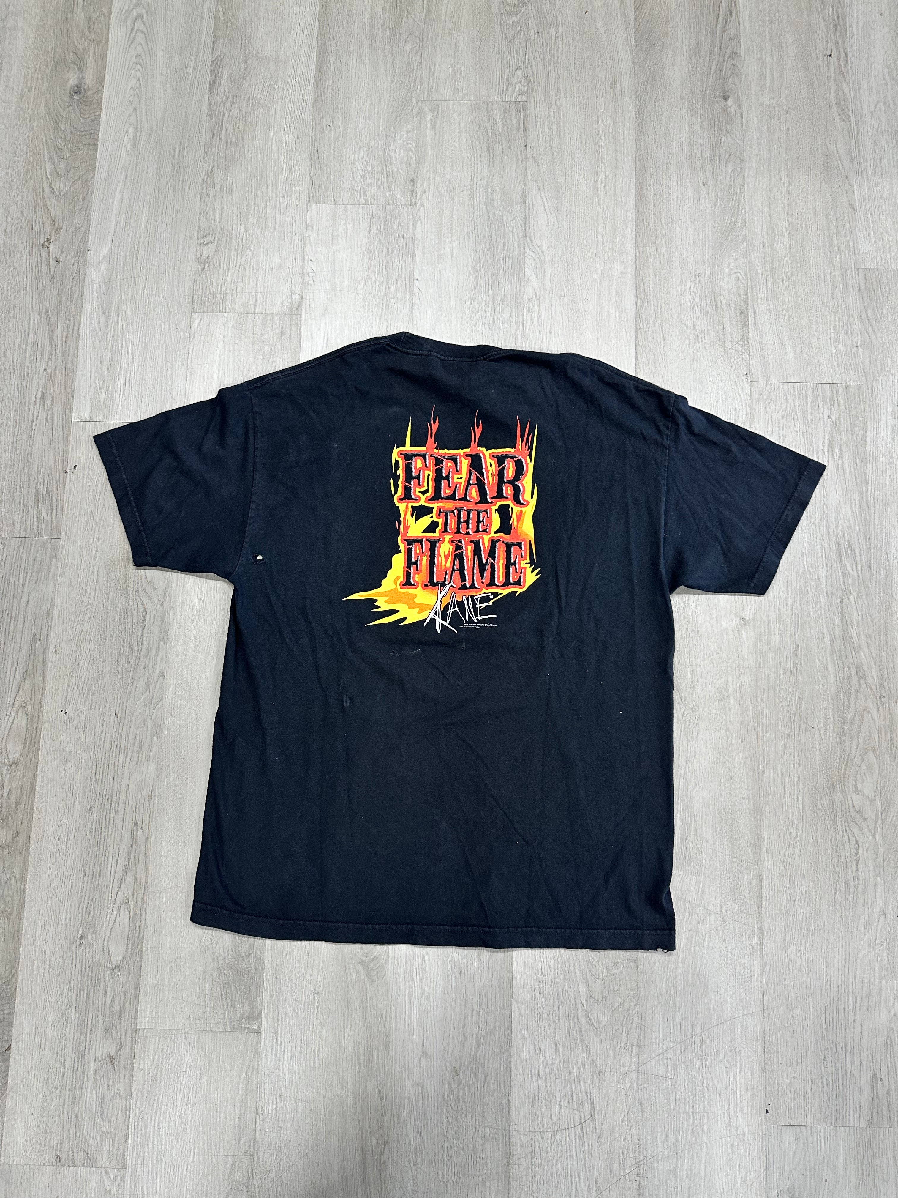 Vintage WWE WWF Kane Fear The Flame Wrestling Tee