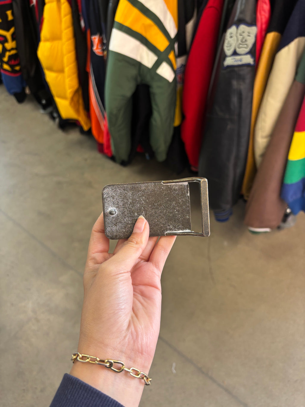 Vintage Western-style Rectangular Belt Buckle
