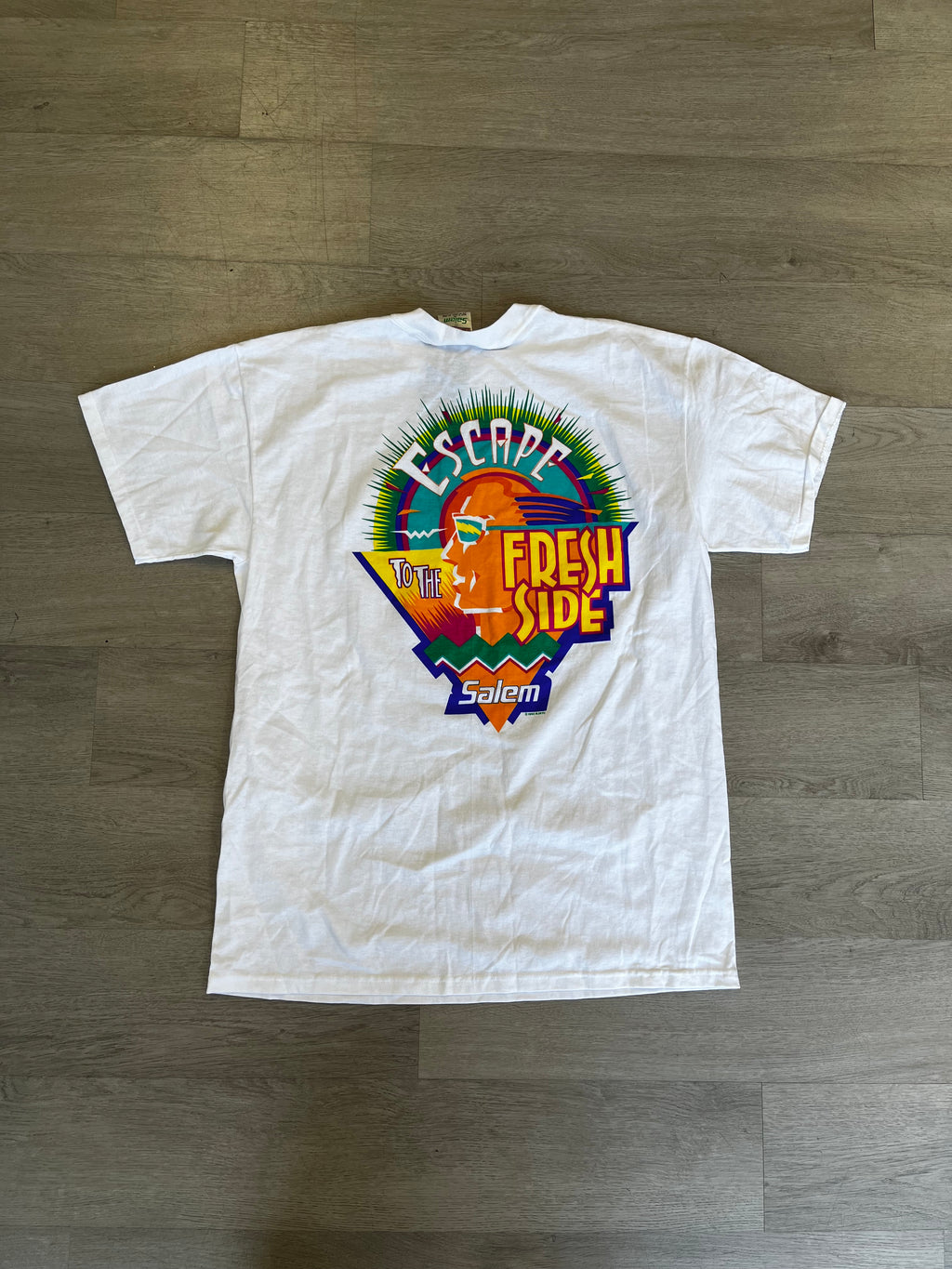 Vintage 1992 Salem Cigarettes Escape to the Fresh Side Tee