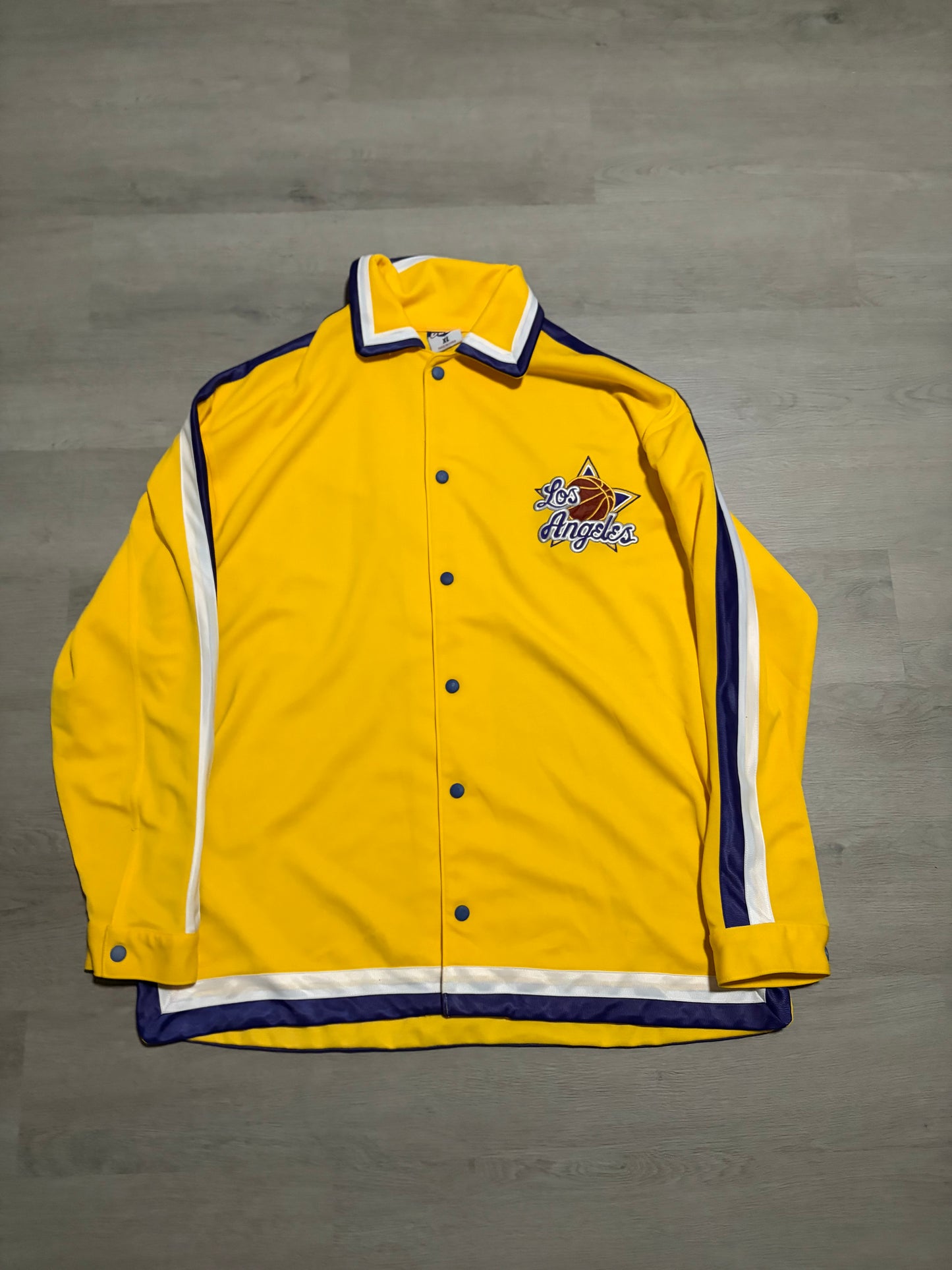 Yellow Los Angeles Basketball Jacket