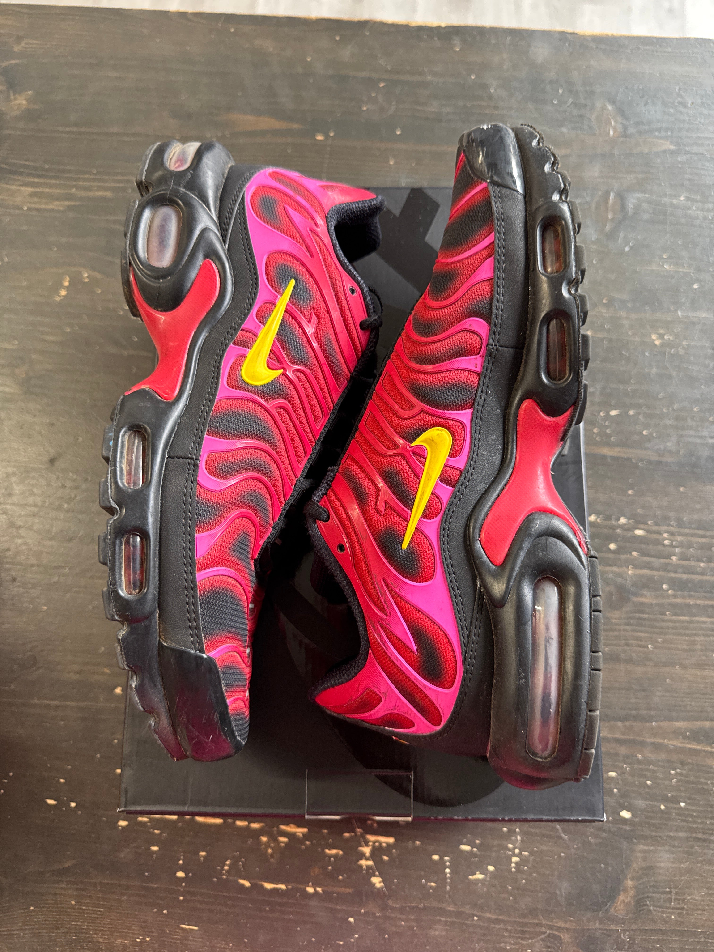 Pre-owned Supreme Nike Air Max Plus Supreme University Red
