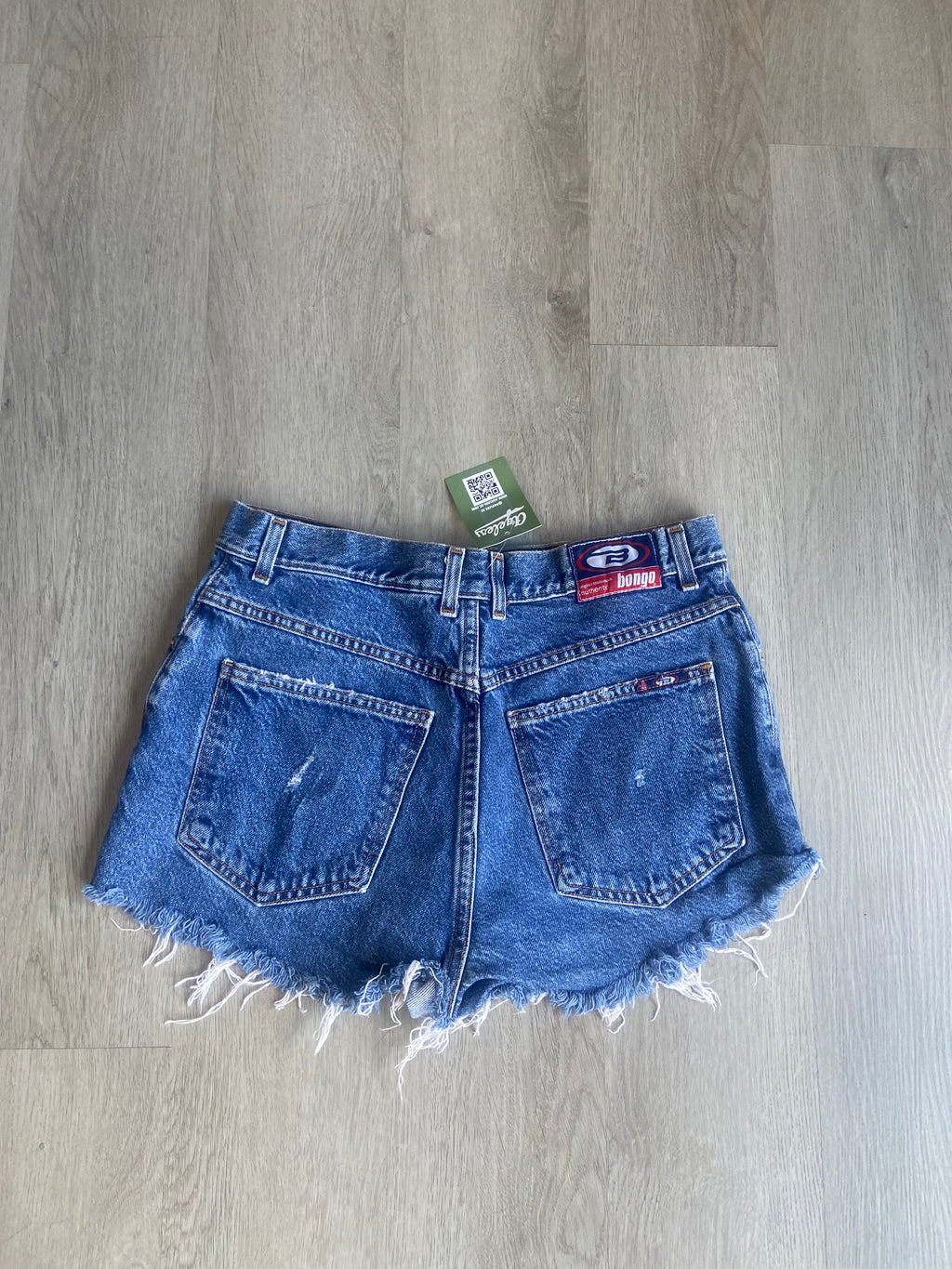 Bongo Women’s Distressed Jean Shorts