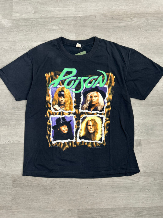 Vintage 1990-91 Flesh & Blood Poison Tee