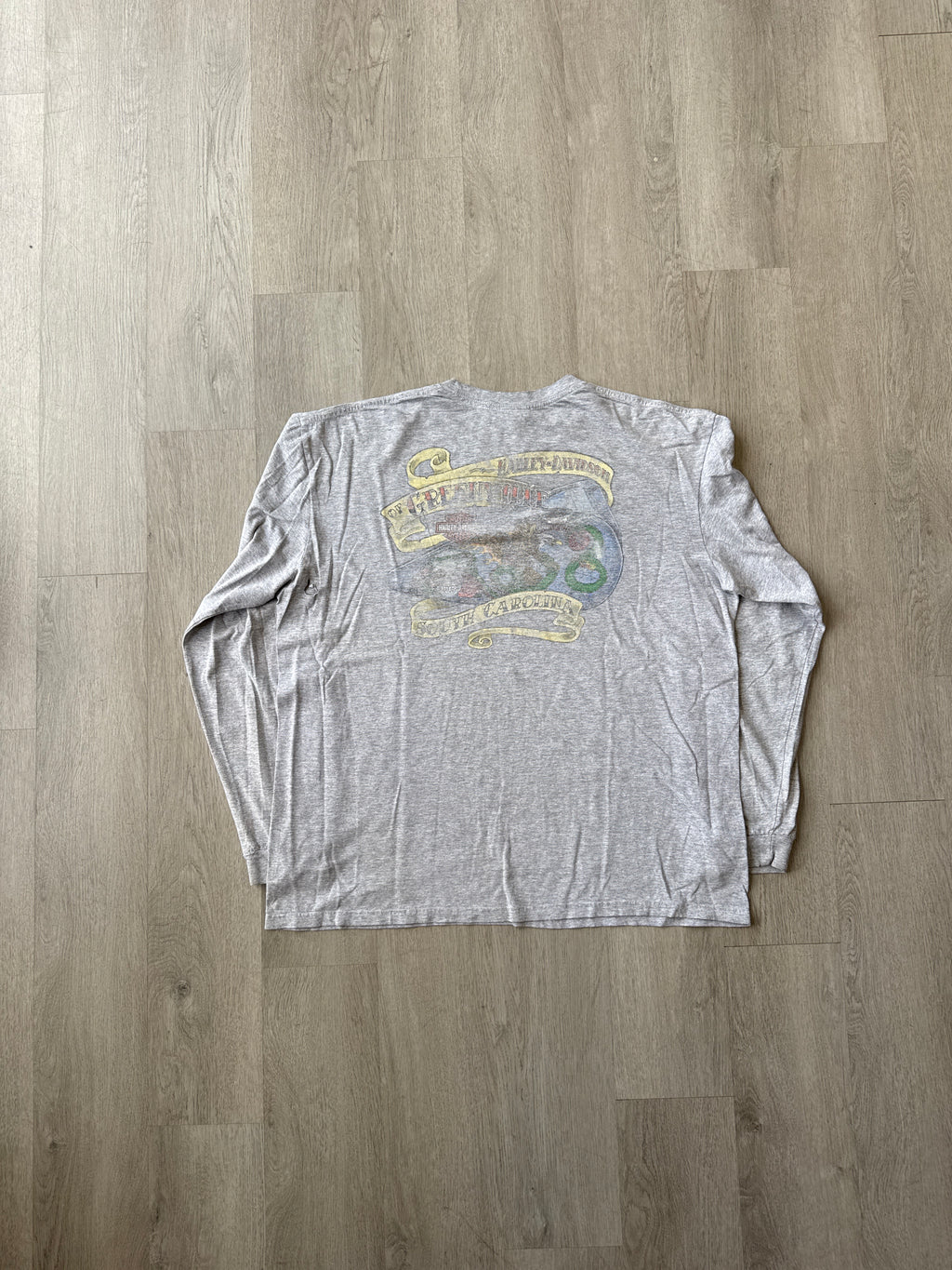 Vintage Harley Davidson Greenville South Carolina Long Sleeve