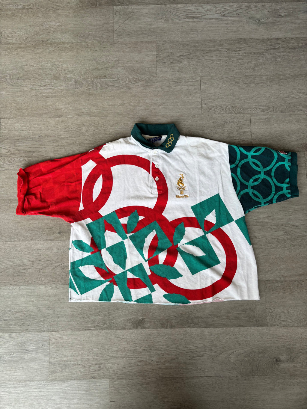 Vintage Hanes Atlanta 1996 Olympic Games Staff Polo