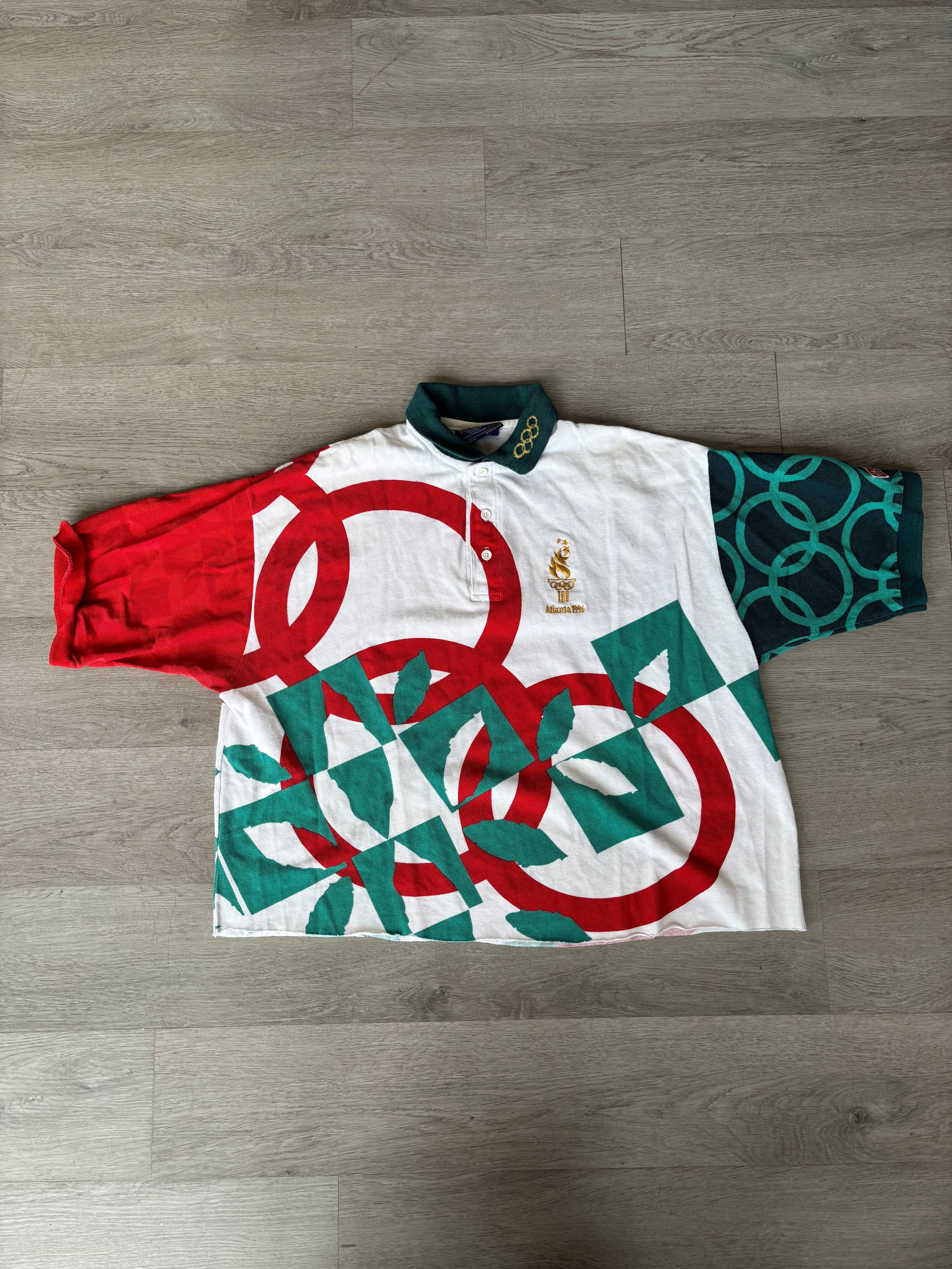 Vintage Hanes Atlanta 1996 Olympic Games Staff Polo
