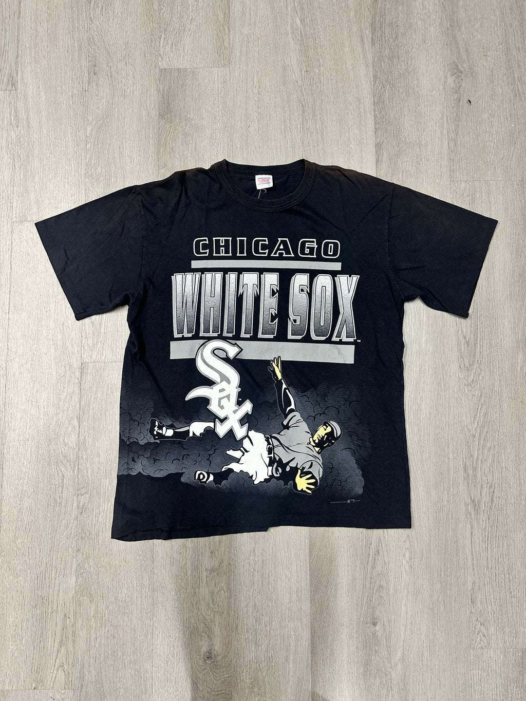 Vintage 90s MLB Chicago White Sox Baseball All Over Print Tee