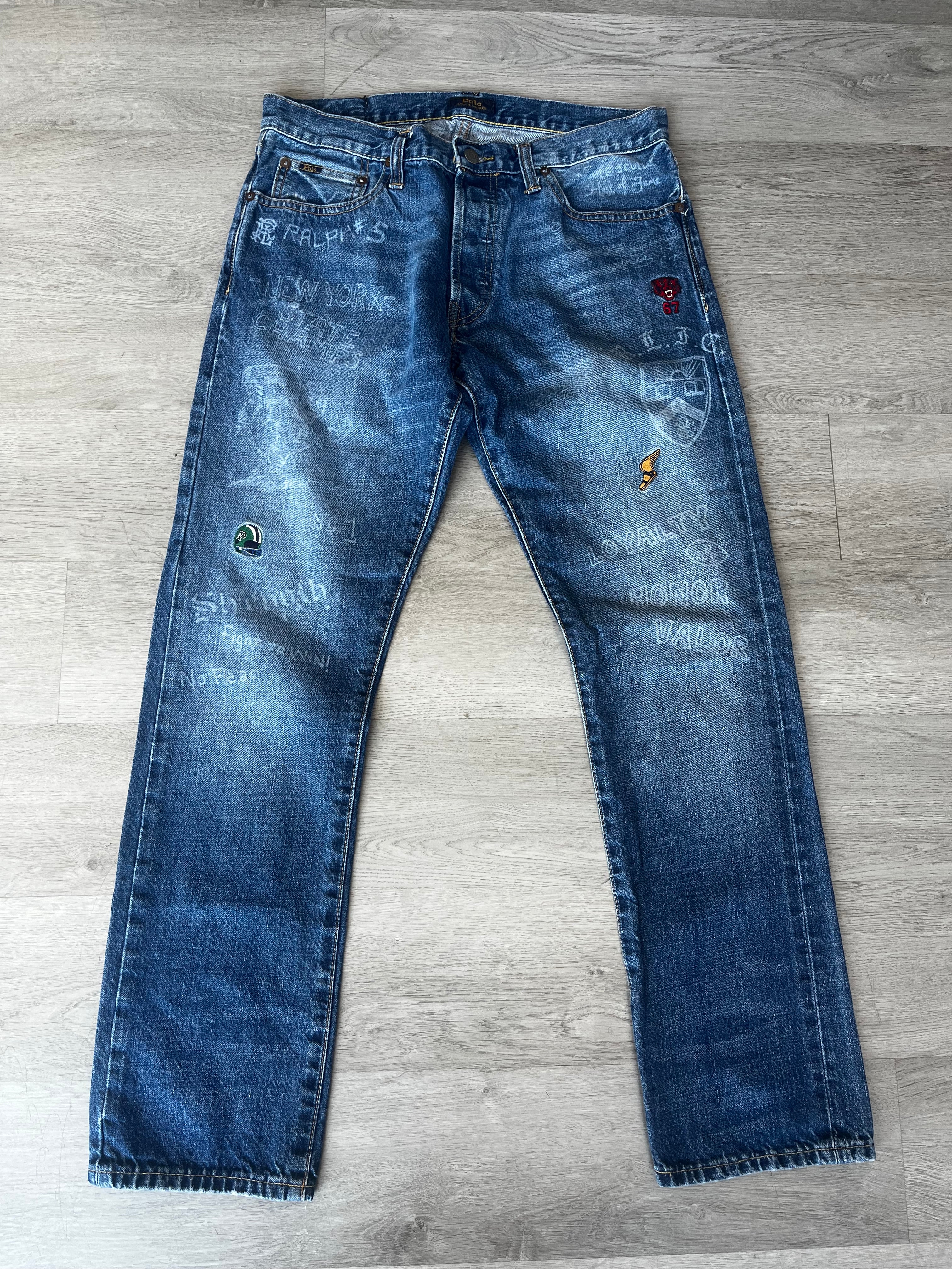 Vintage Polo Ralph Lauren College Patch’s Jeans