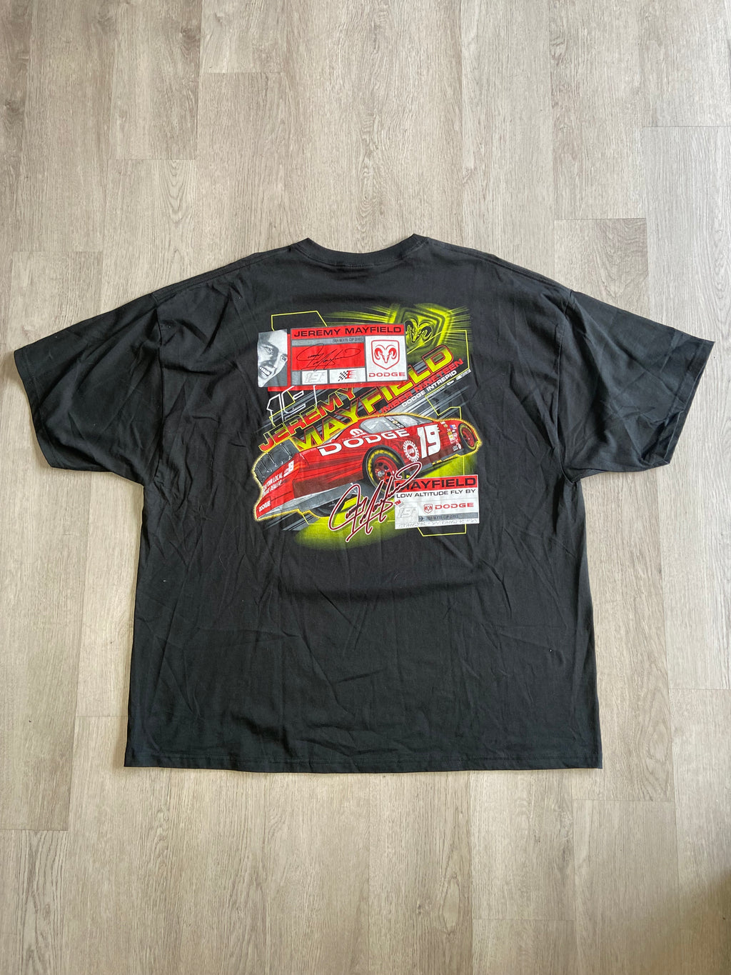Black Jeremy Mayfield Dodge Ram Low Altitude Fly By NASCAR Tee