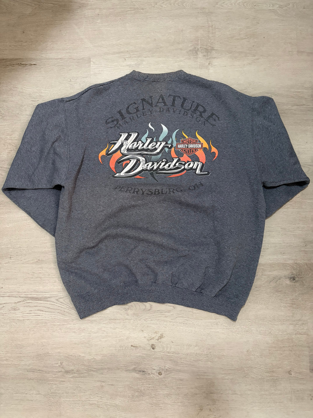 Vintage Harley Davidson Motorcycles Ohio Sweatshirt
