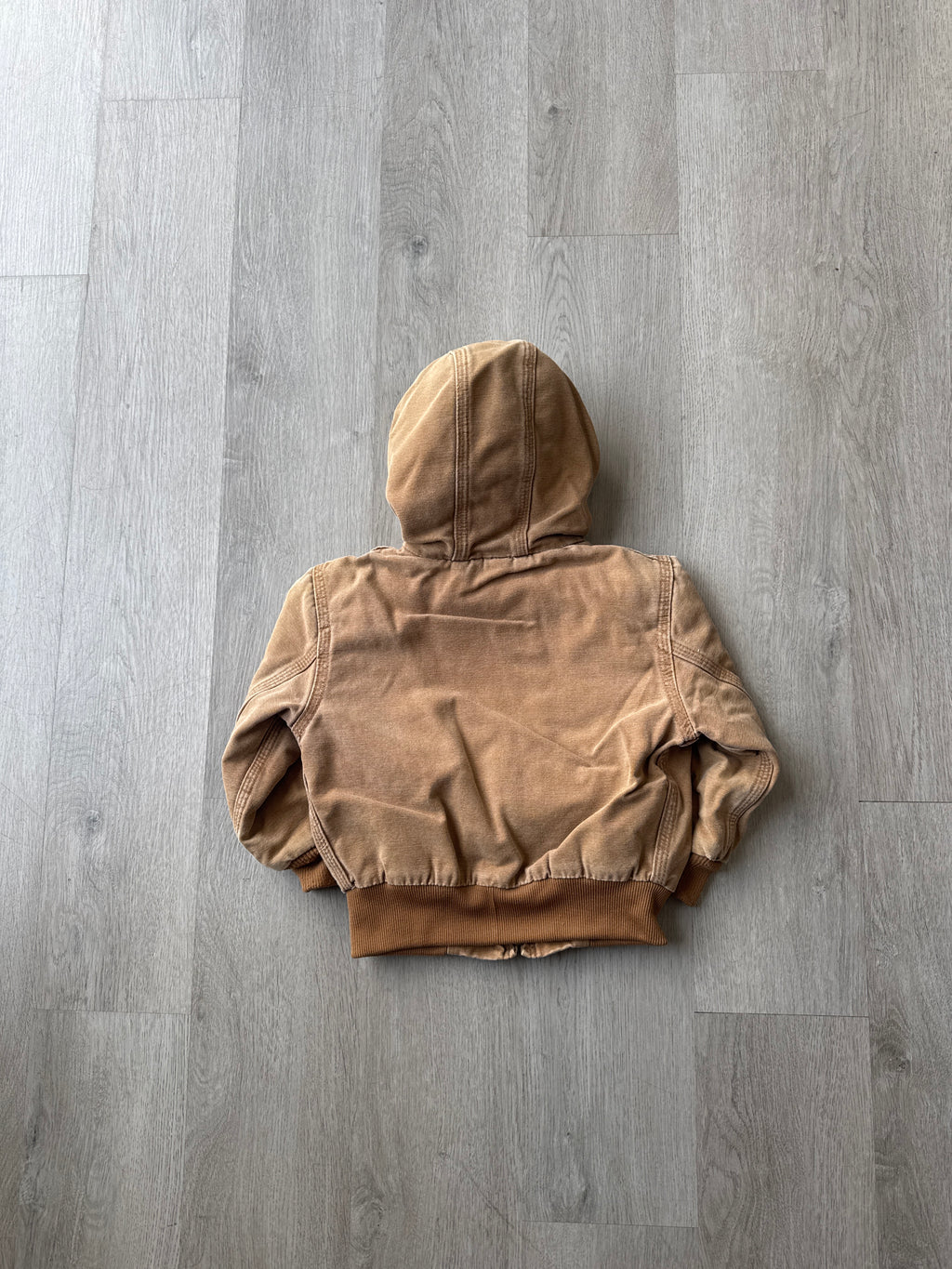 Vintage Carhartt Toddler Active Hooded Zip Up Work Jacket