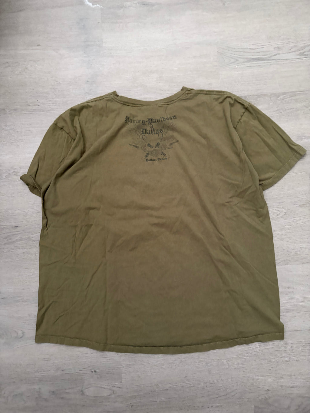 Vintage Y2K Harley Davidson Green Tee