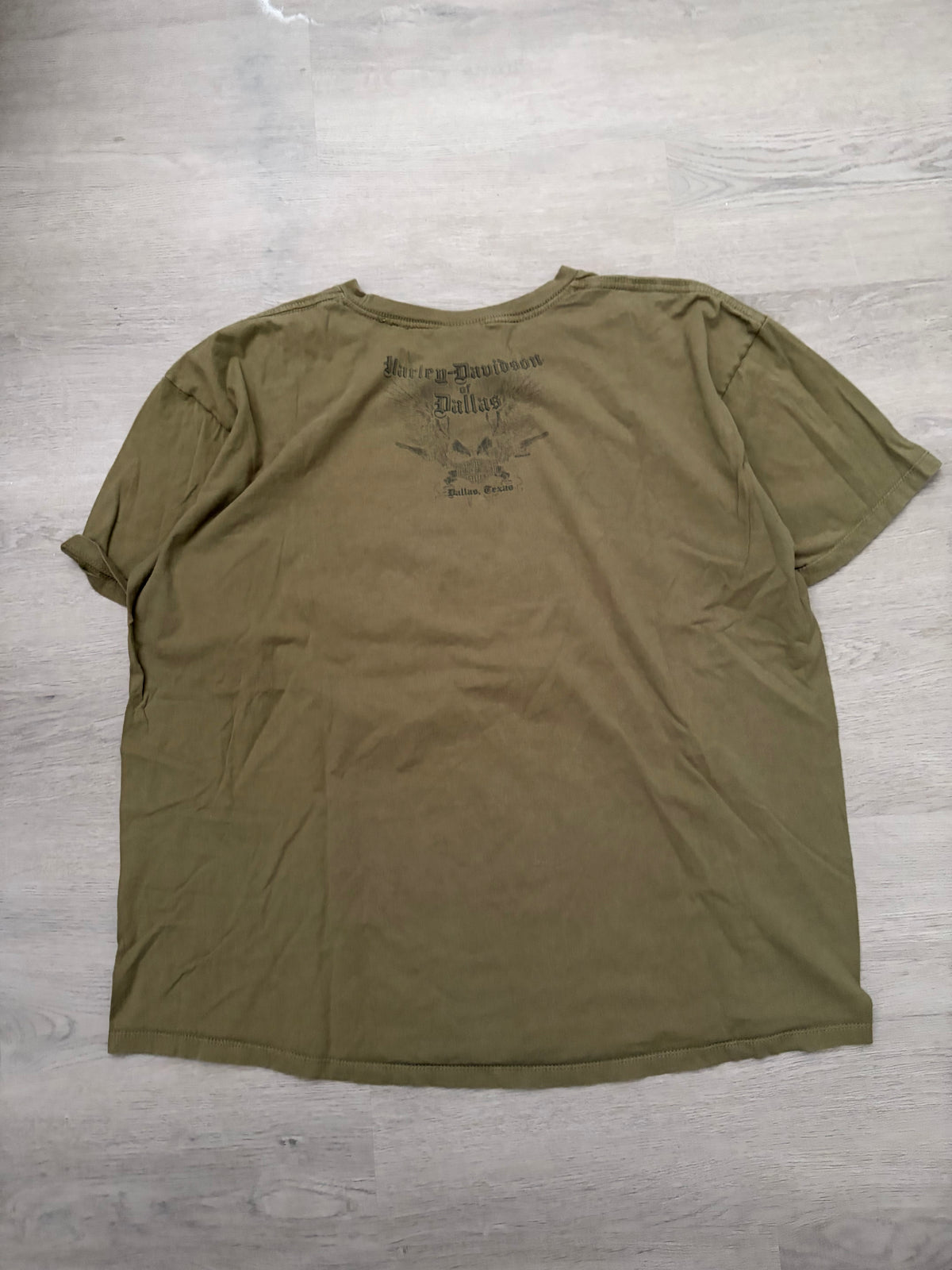 Vintage Y2K Harley Davidson Green Tee