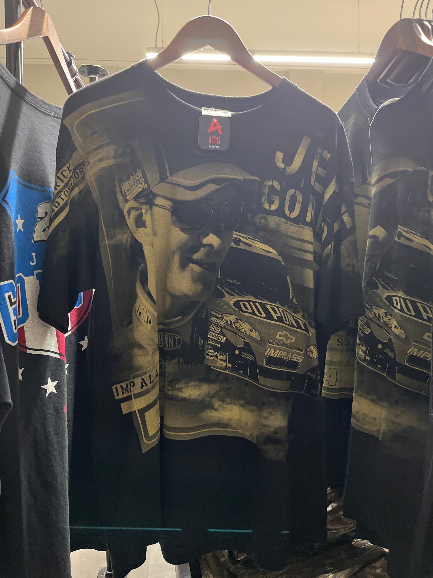 Jeff Gordon Black AOP NASCAR Tee