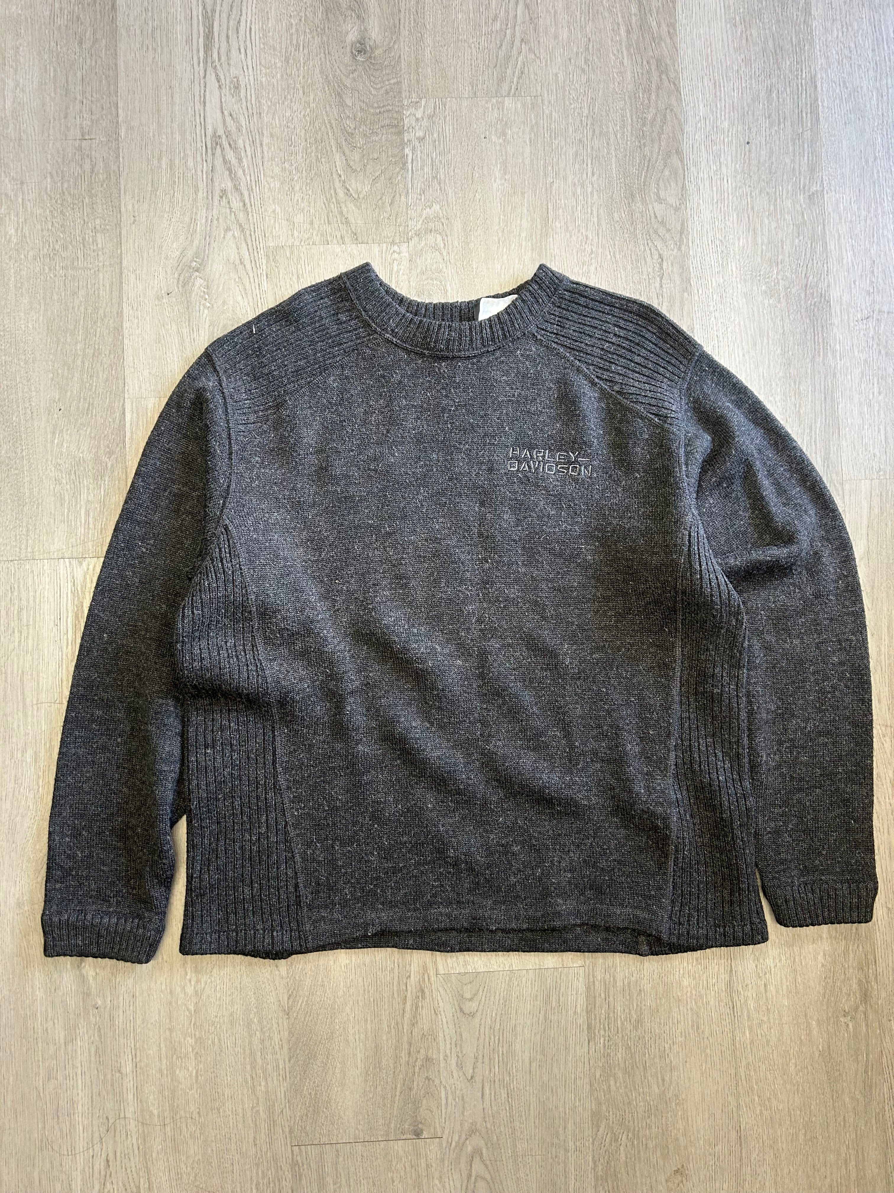 Grey Harley Davidson Sweater