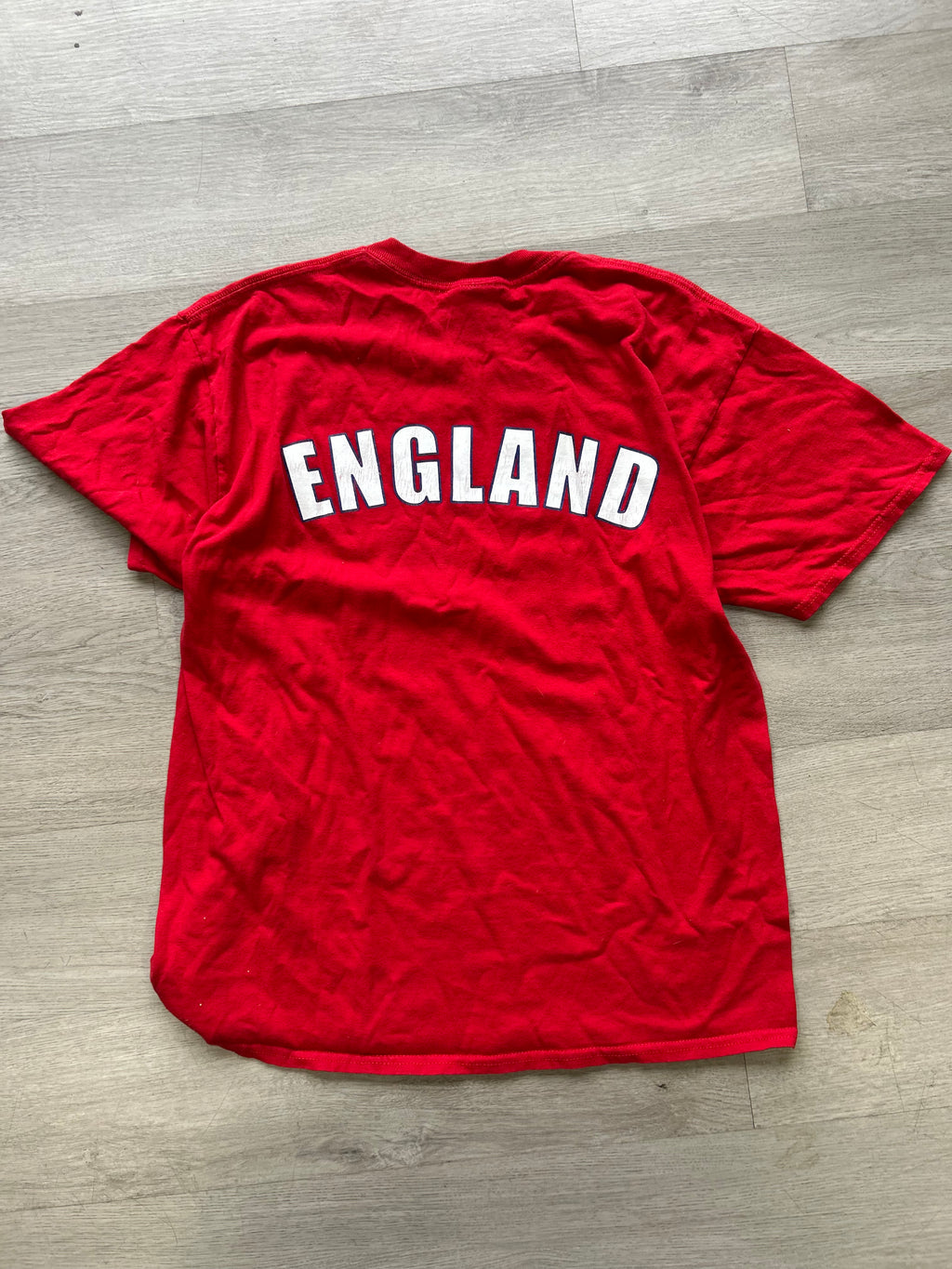 Vintage Red England Tee
