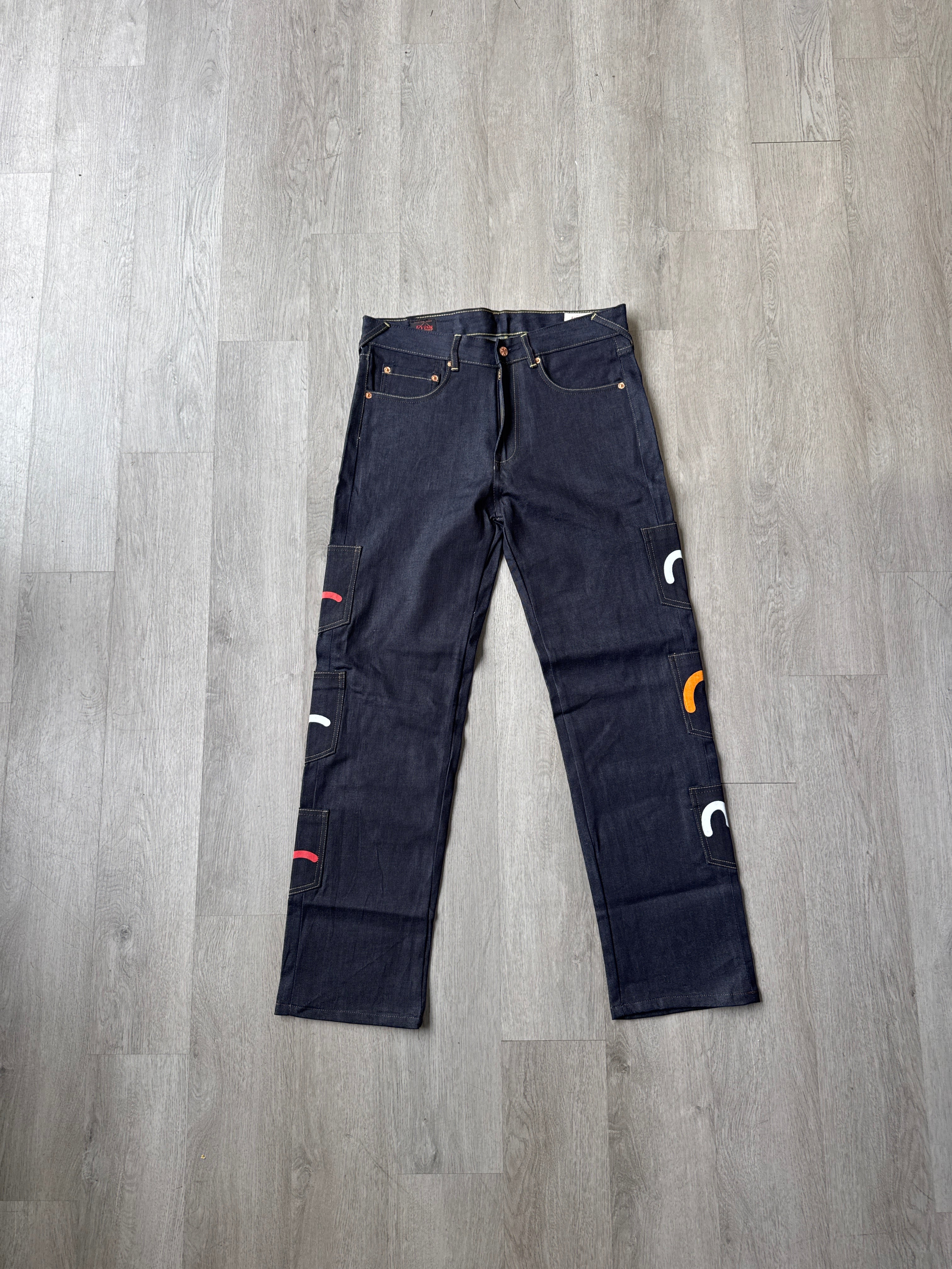 Evisu Japanese Multi Pocket Denim Jeans
