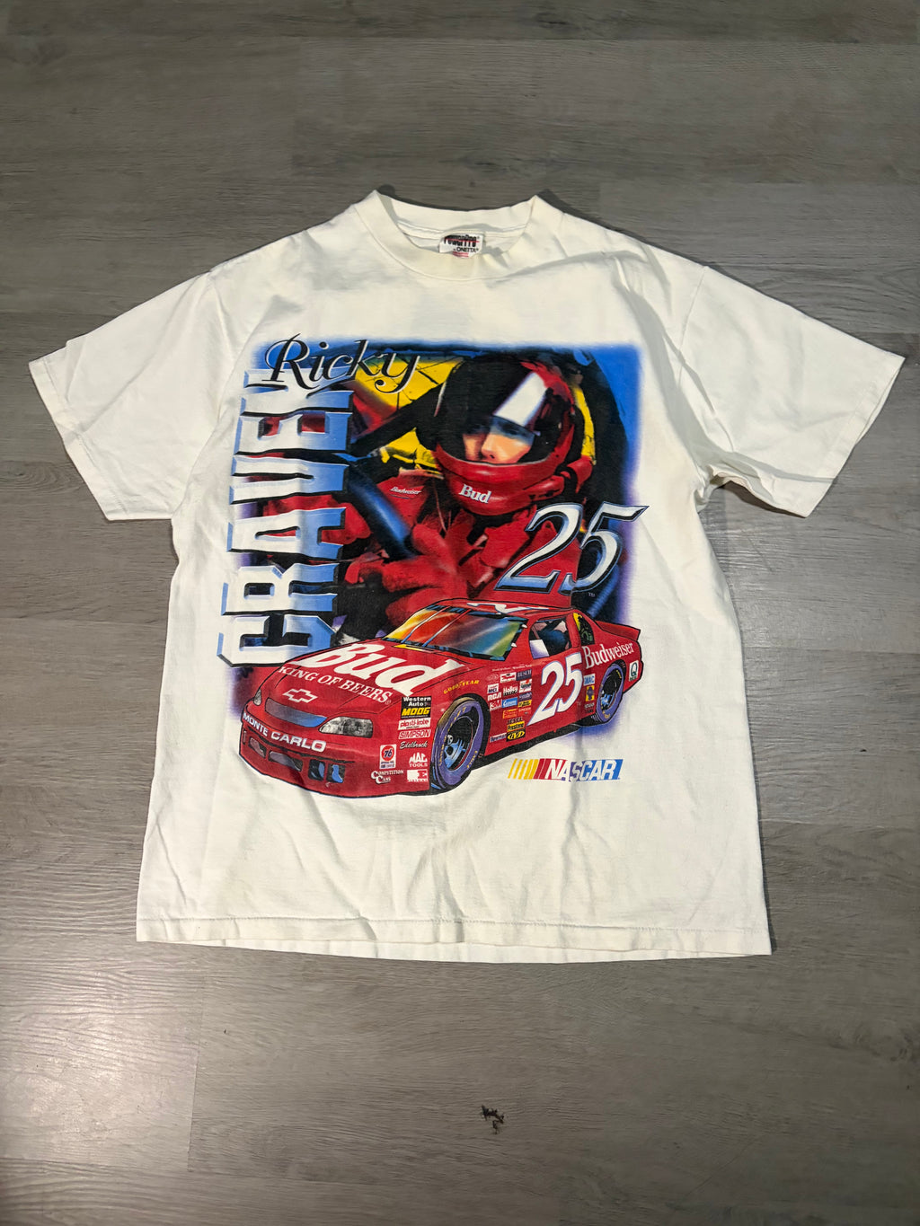 1993 NASCAR Ricky Graven Bud Racing Tee