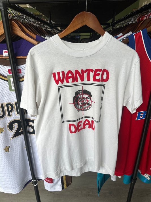 Vintage Saddam Hussein Wanted Dead Tee