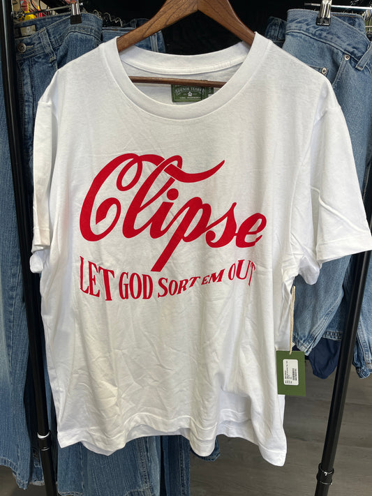 Denim Tears Clipse 5th Anniversary White Tee