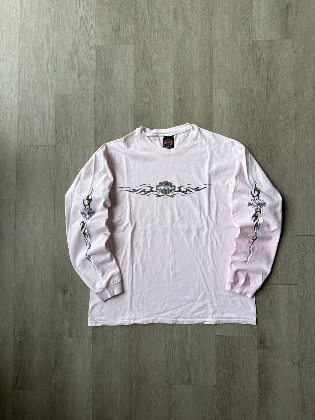 Vintage 1999 Harley Davidson Rock Hill South Carolina Pink Longsleeve