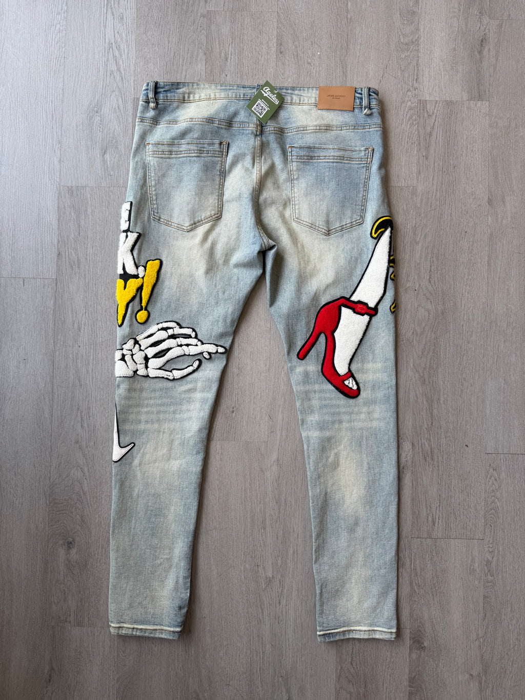 Lifted Anchors Patch Skinny Jeans