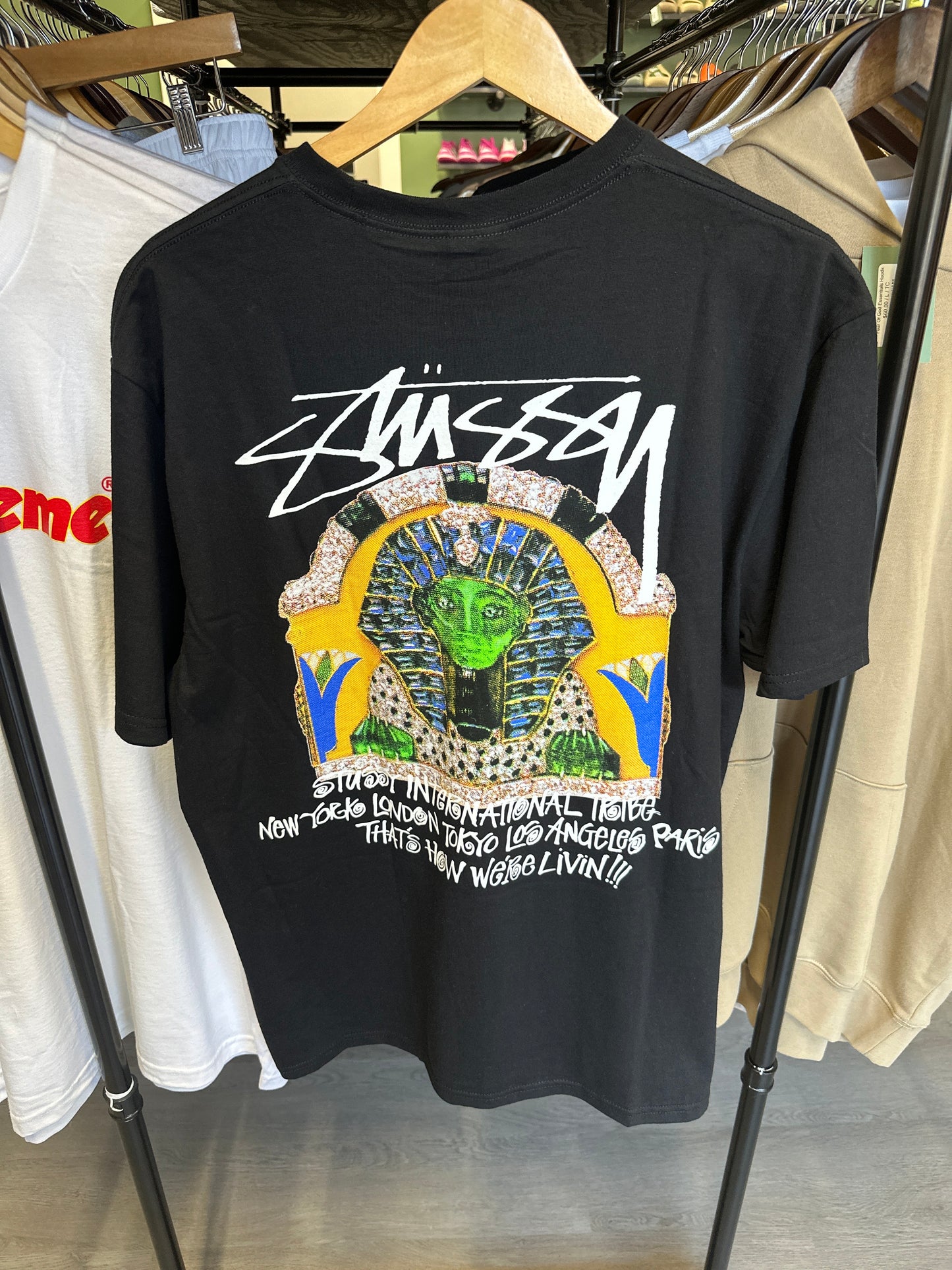 Stussy Sphinx Black Tee