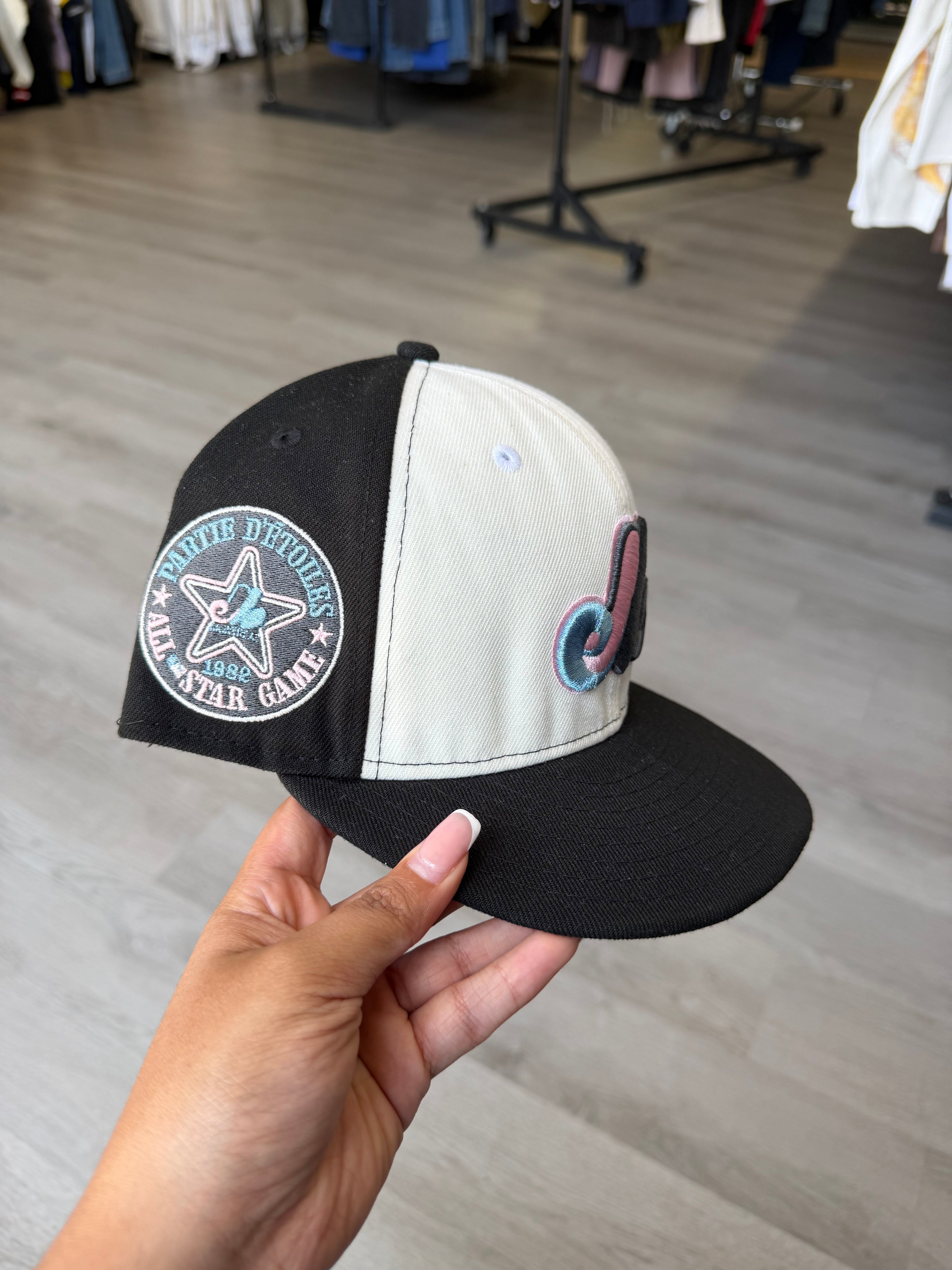 New Era Montreal Expos Cream/Black Fitted Hat