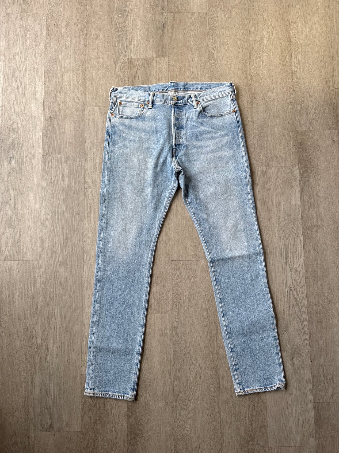 Levi’s 501 Shrink To Fit Blue Denim Jeans