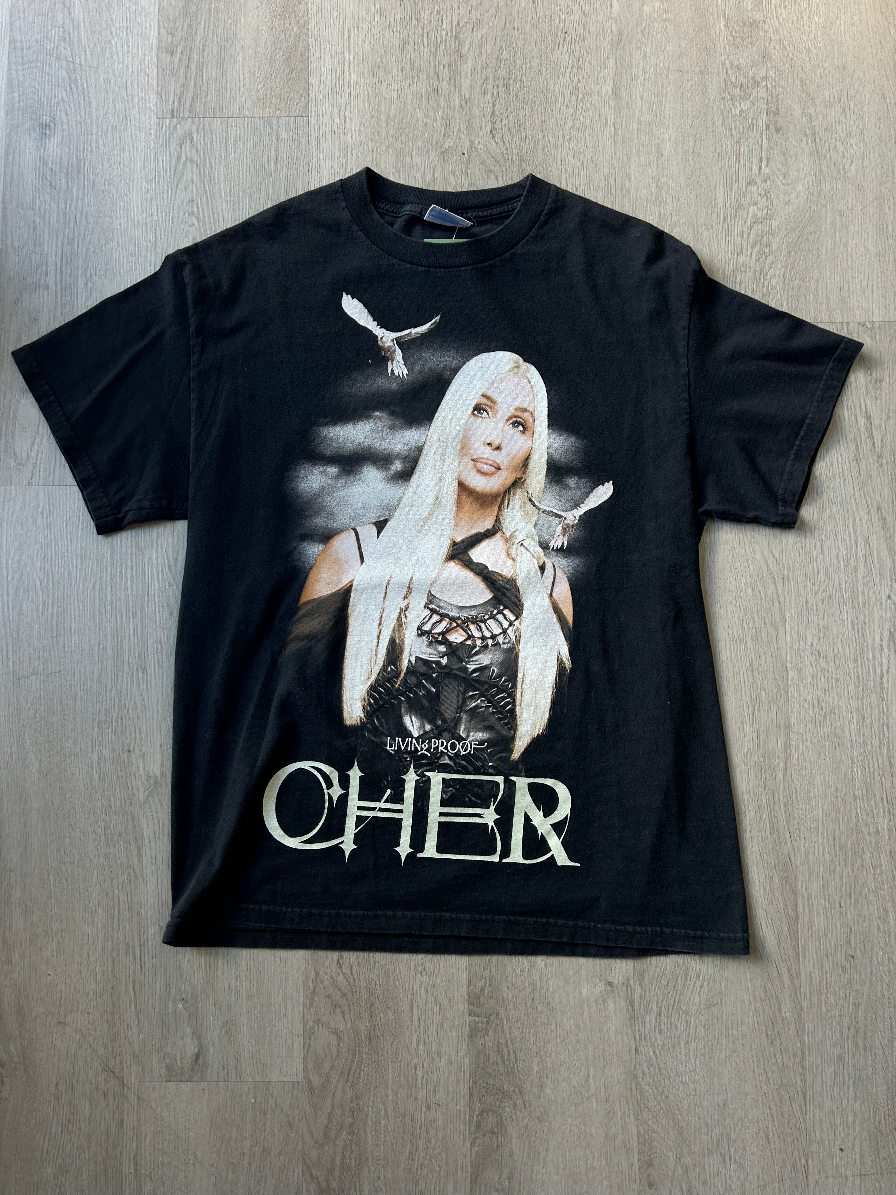 Vintage 2002 Cher Living Proof Farewell Tour concert Tee