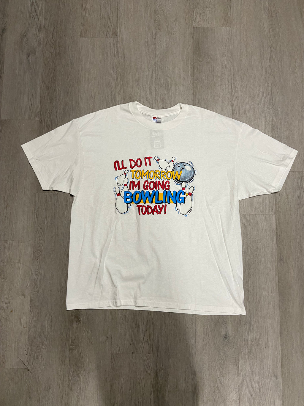 ‘I’ll Do It Tomorrow I’m Going Today’ Bowling Tee