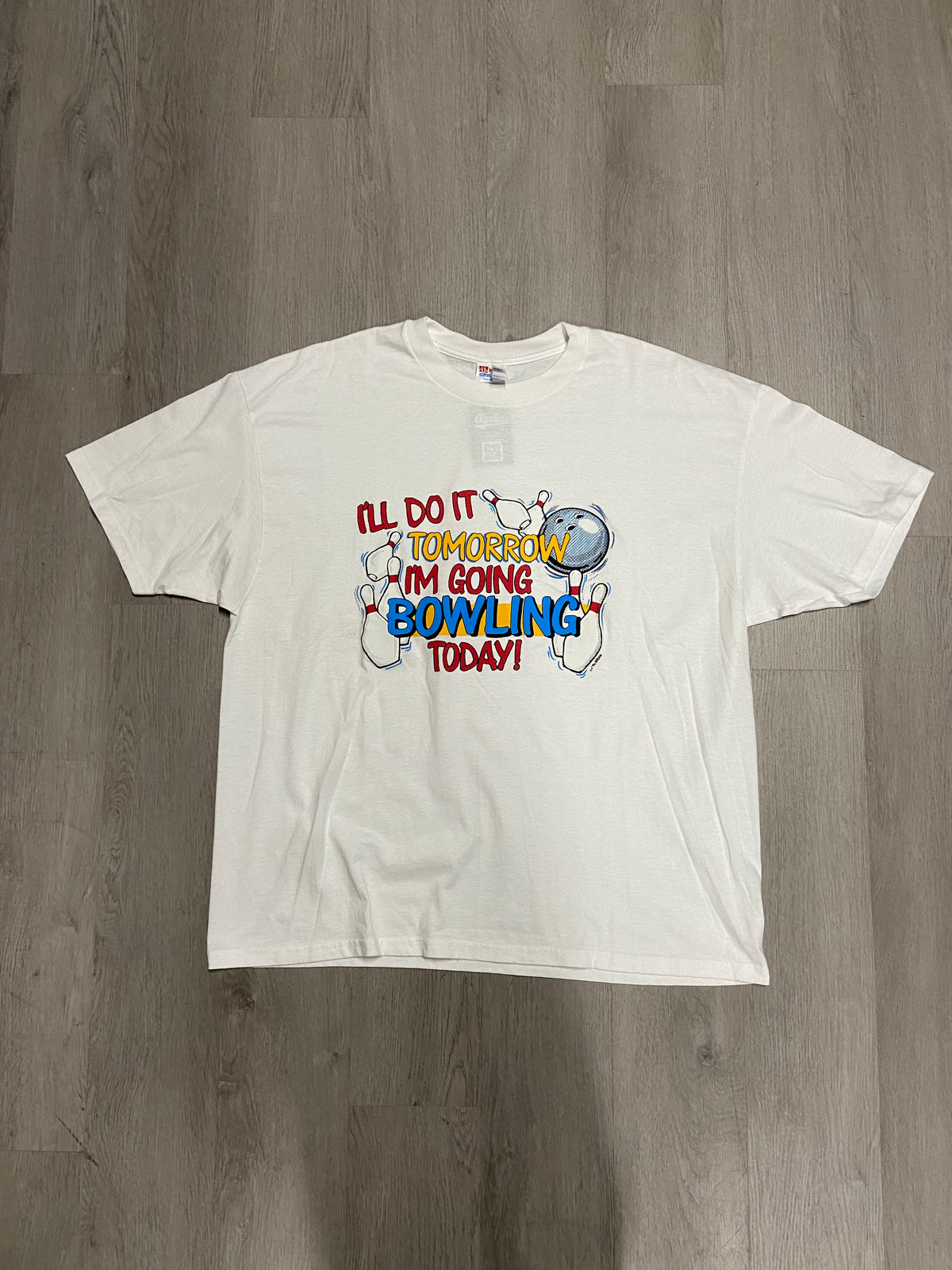 ‘I’ll Do It Tomorrow I’m Going Today’ Bowling Tee