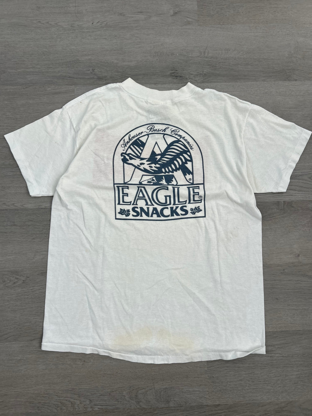 Vintage Budweiser Eagle Snacks Tee