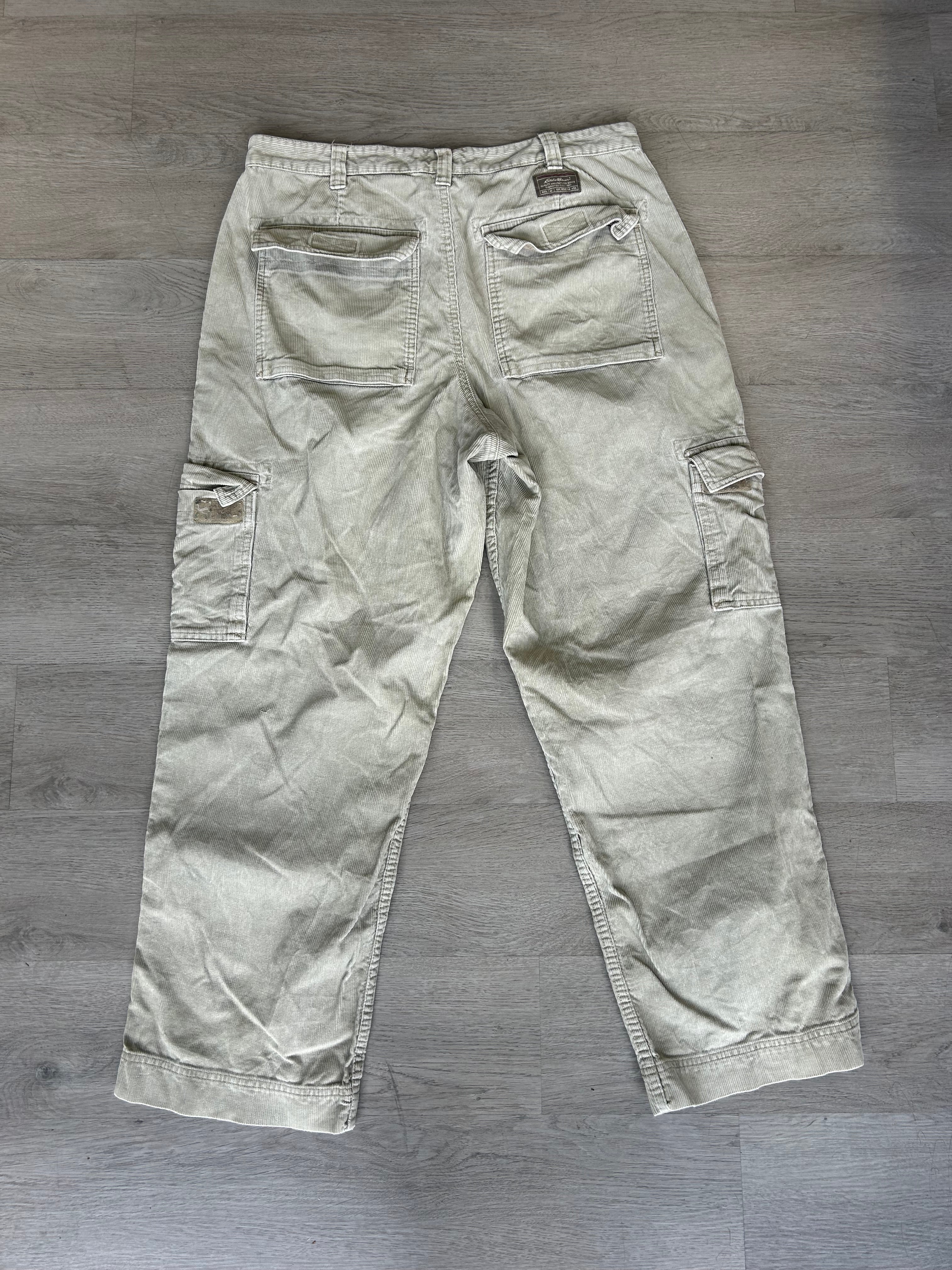 Vintage Eddie Bauer Corduroy Cargo Pants