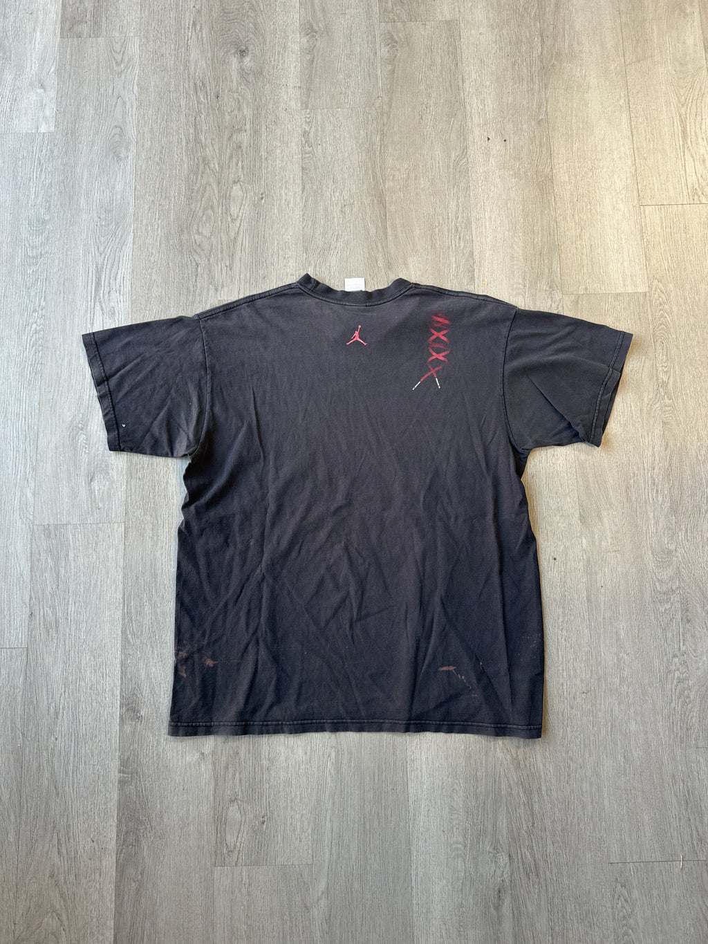 Y2k Nike Jordan 21 Release 2006 Black Tee