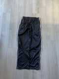 Vintage Black Striped Track Pants