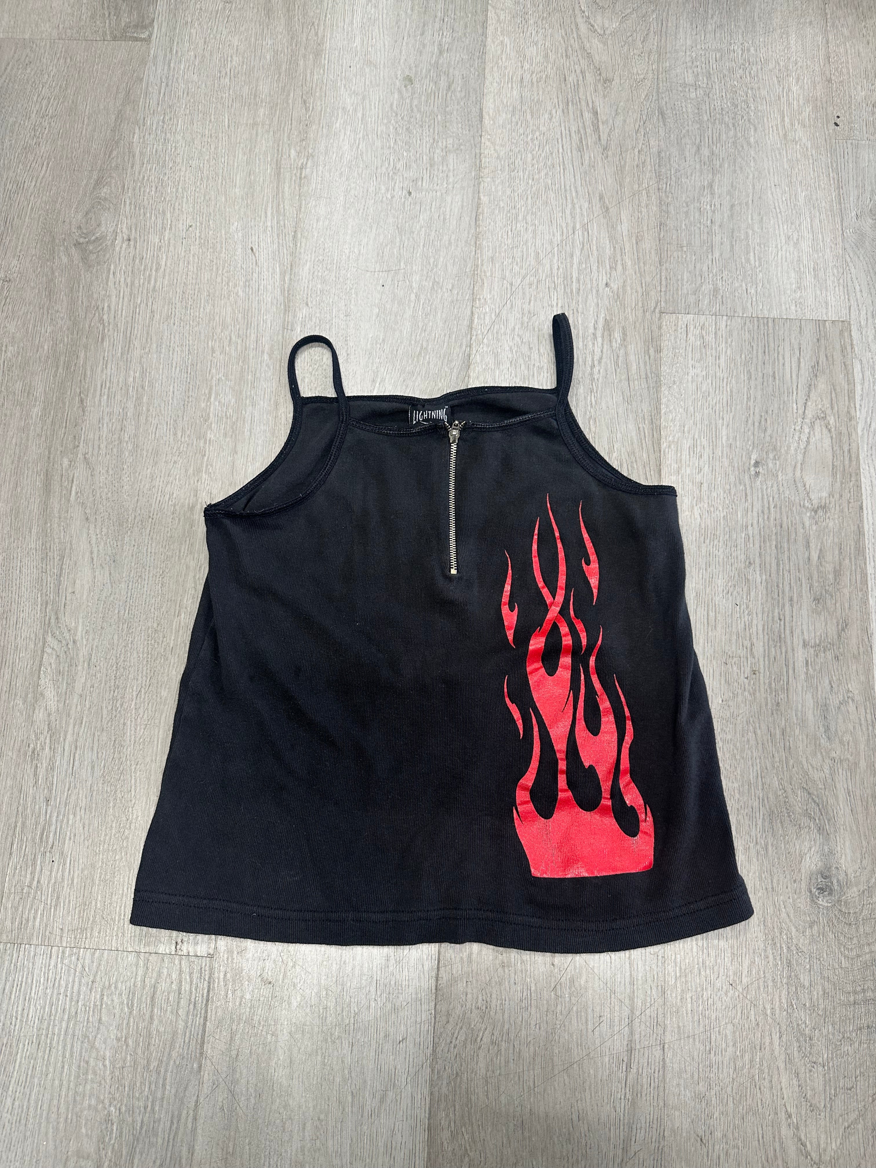 Women’s Black Du Run Run Biker Shop Tank Top