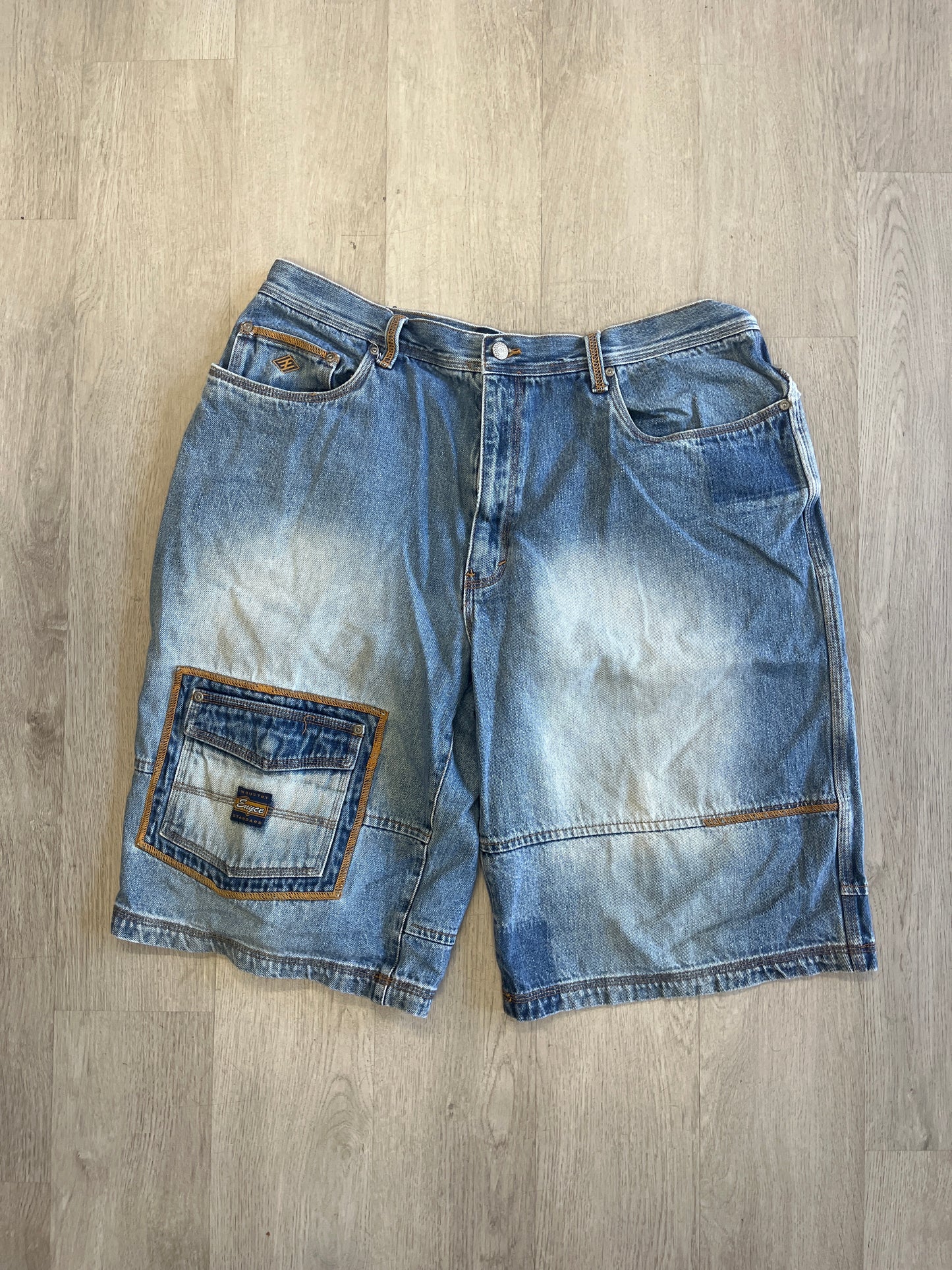 Y2K Enyce Embroidered Jorts