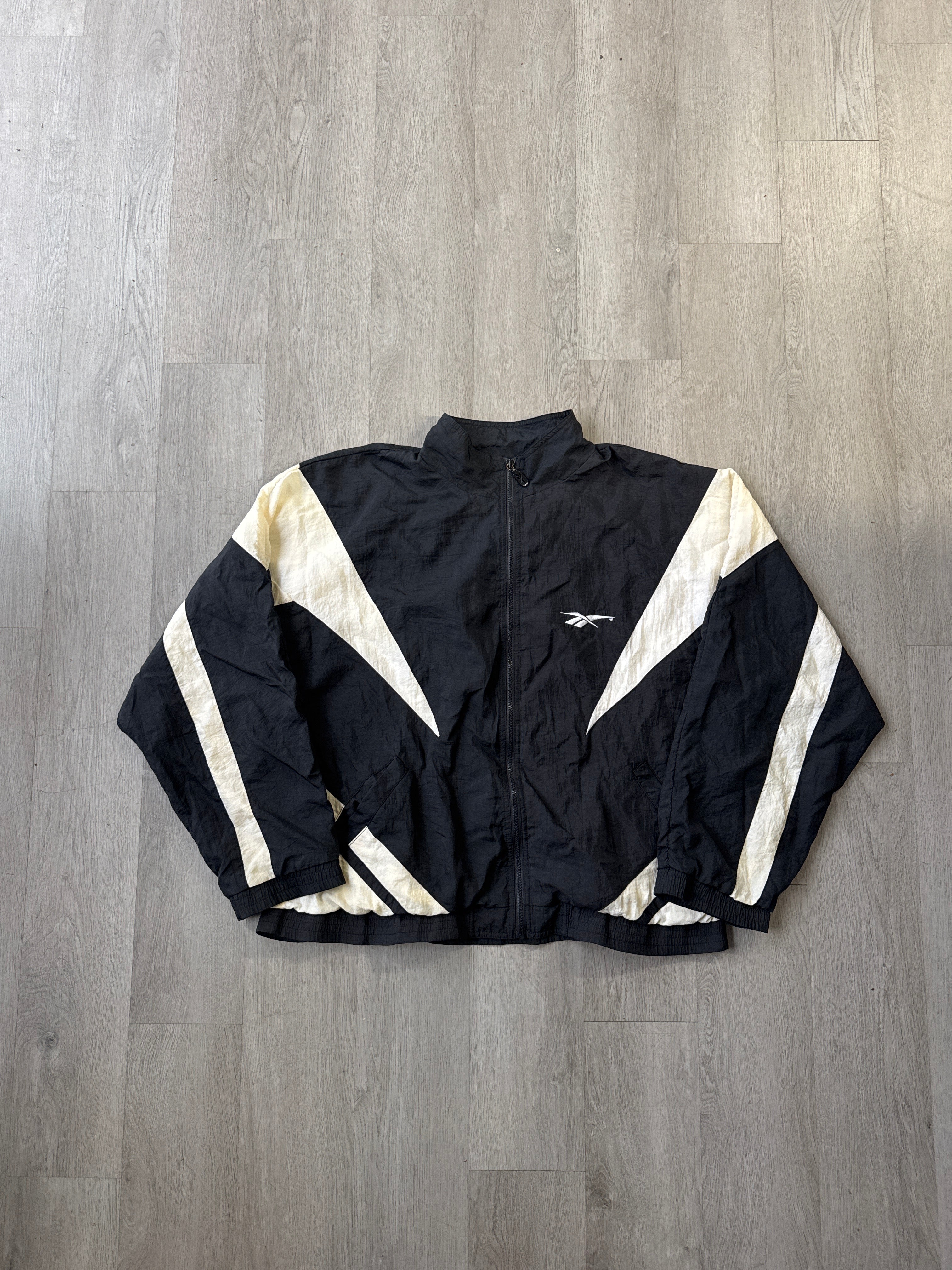 Vintage 90s Reebok Windbreaker Logo Jacket