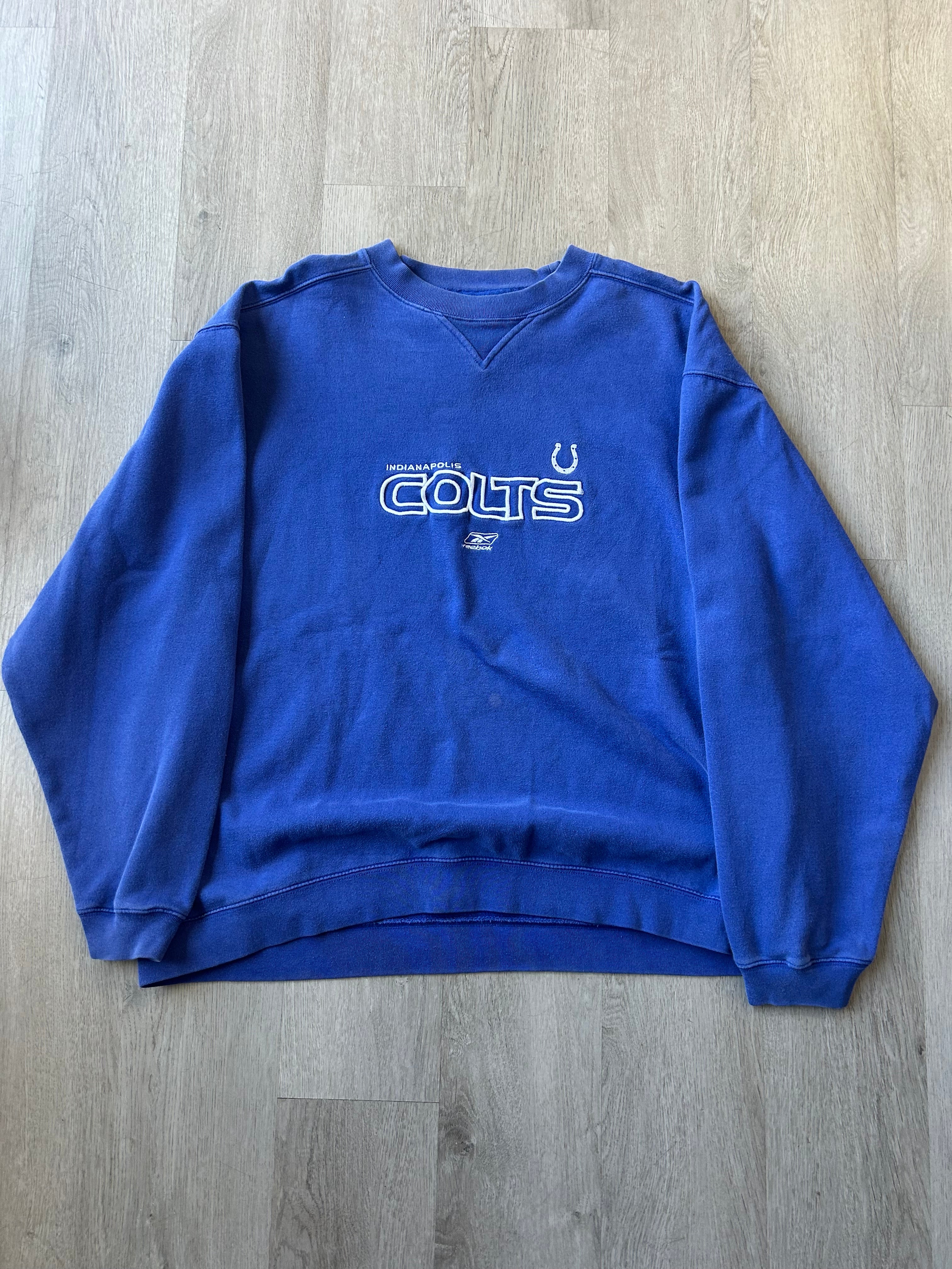 Vintage Blue Reebok Indianapolis Colts Sweatshirt