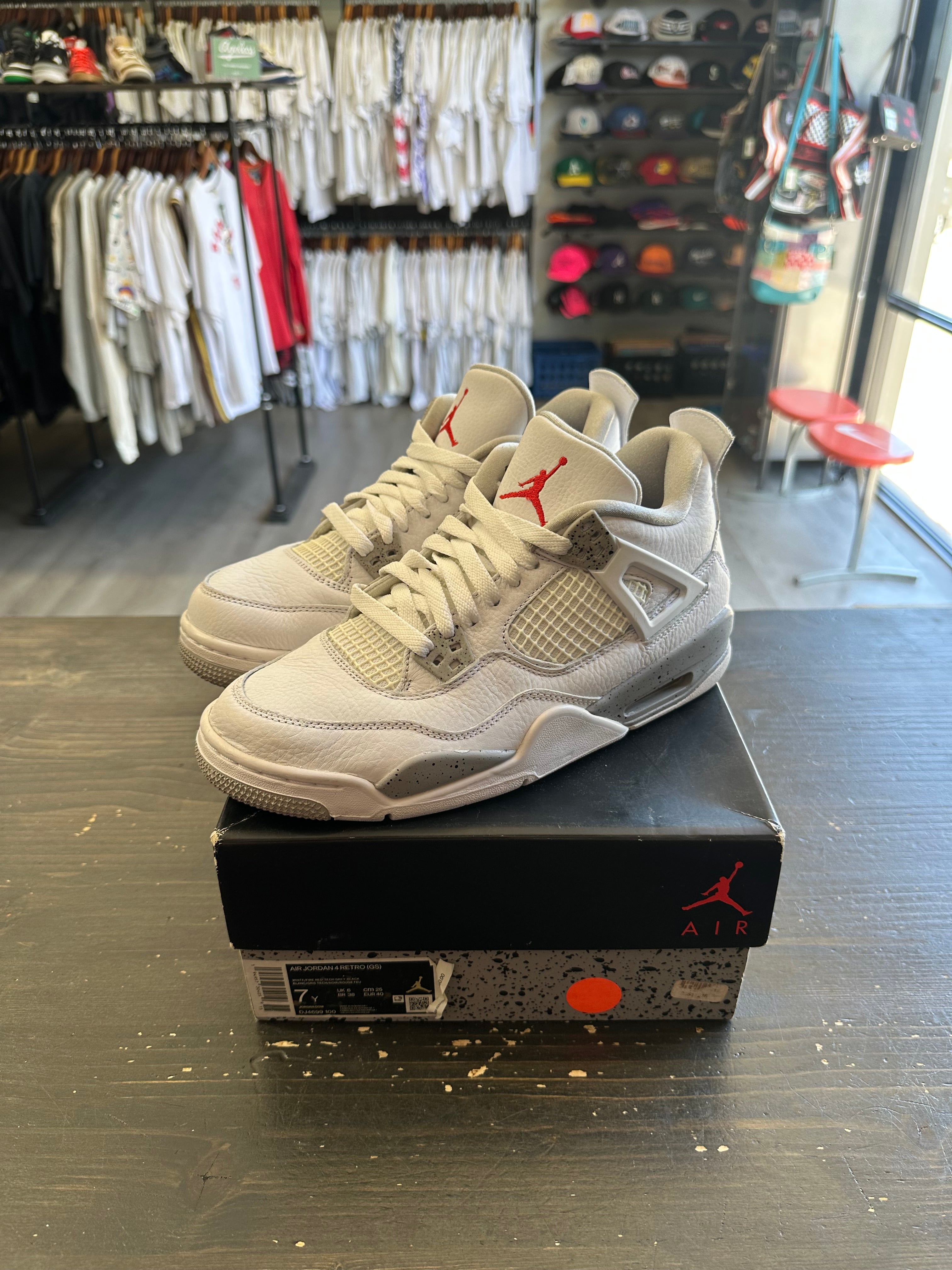 Pre-Owned Jordan 4 Retro White Oreo (2021) (GS)