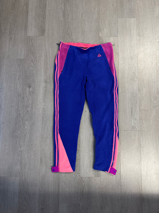 Vintage 90s Nike ACG Makalu Fleece Side Zip Sweatpants
