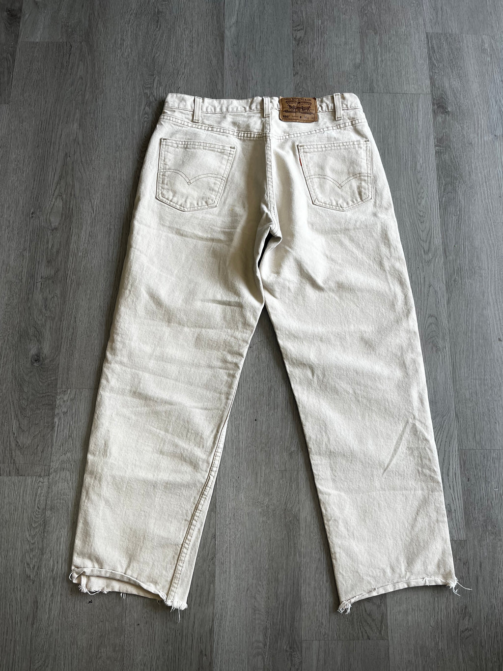 Tan Orange Tab Levi Jeans