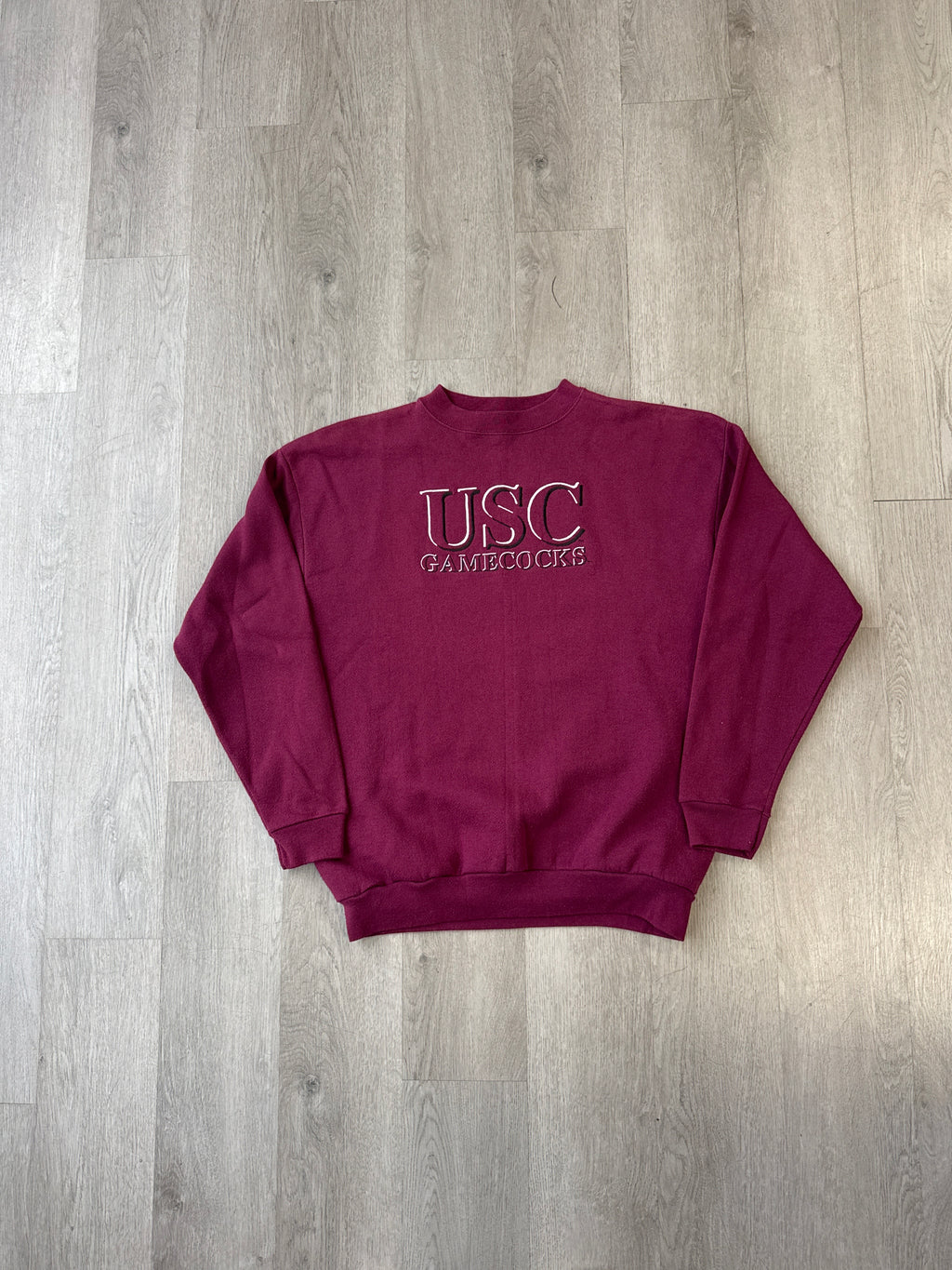 Vintage 90s University Of South Carolina Gamecocks Embroidered Sweatshirt