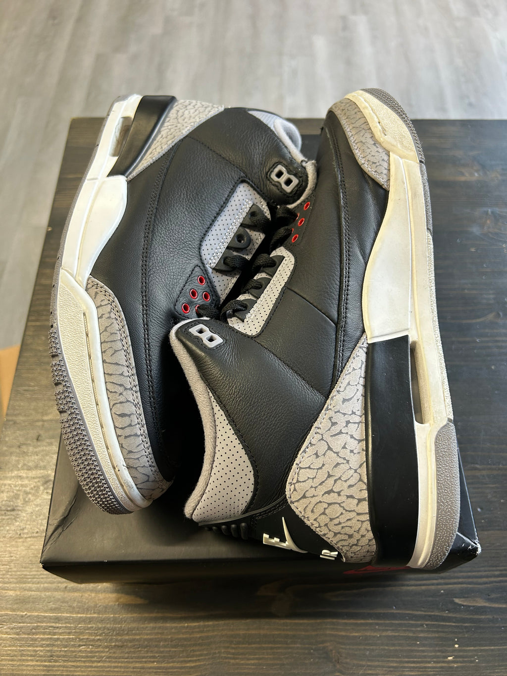Pre-owned Air Jordan 3 Retro Black Cement