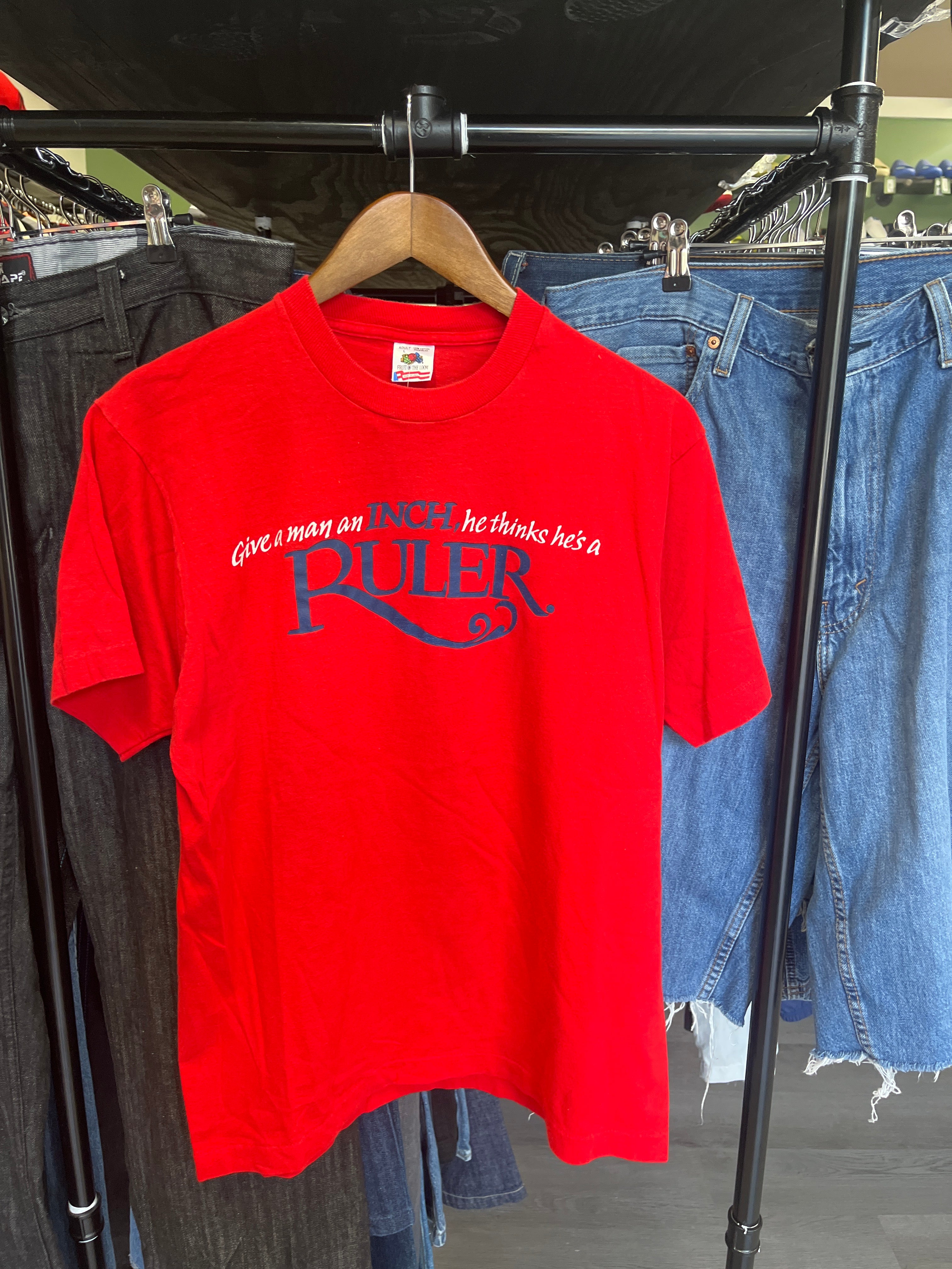Give a Man an Inch Tee