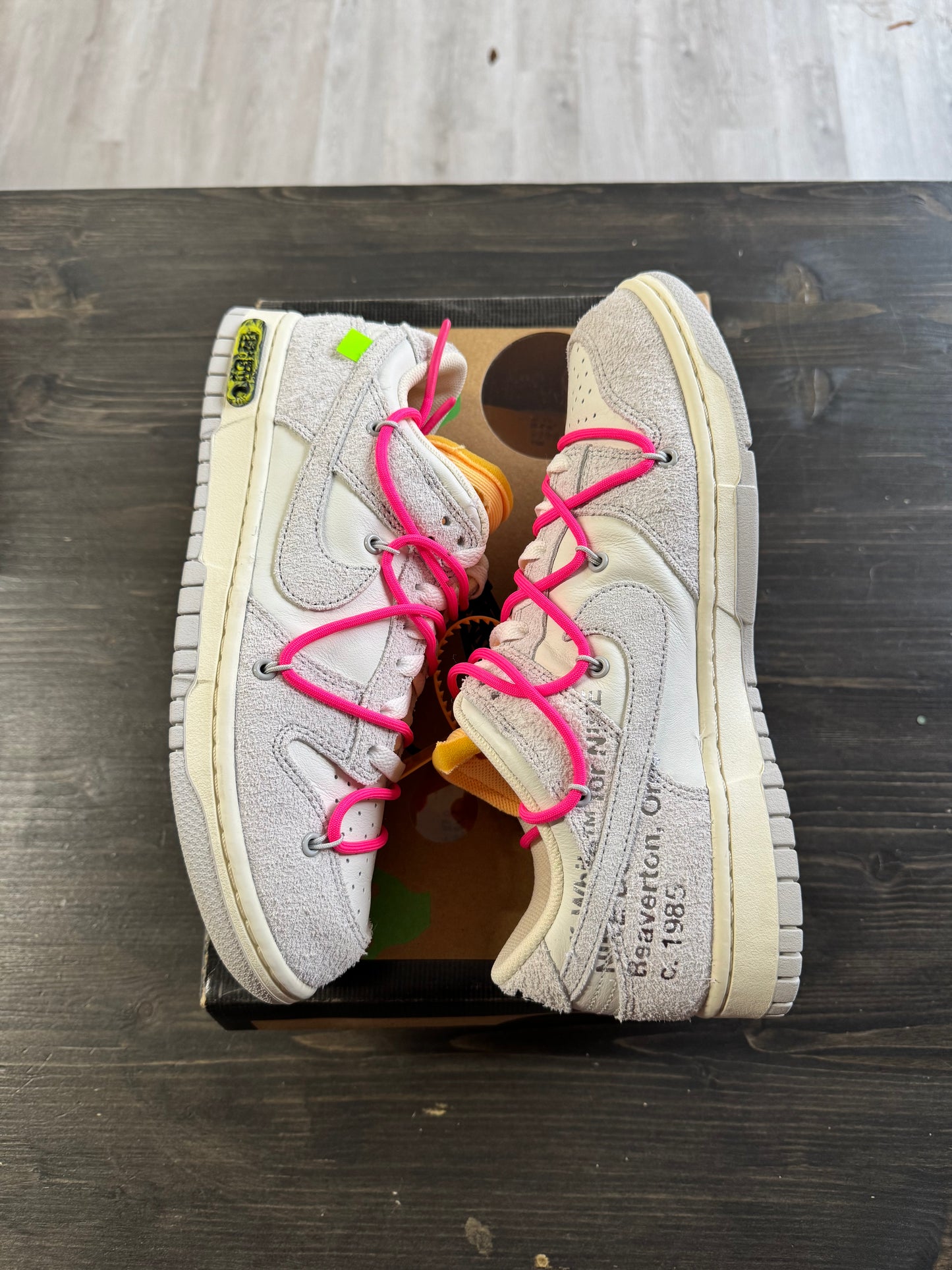 Pre-owned Nike x Off White Dunk Low Lot 17