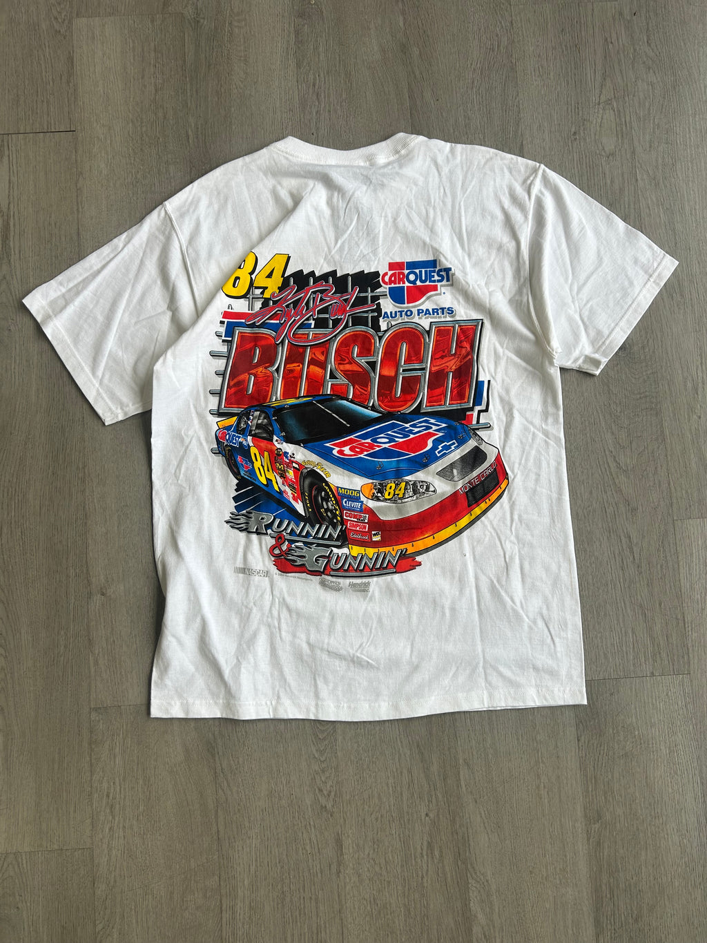(AO) Vintage Kyle Busch Car Quest Carquest Racing 84 NASCAR Tee