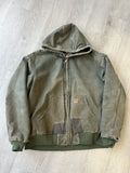 Vintage Green Carhartt Distressed Jacket