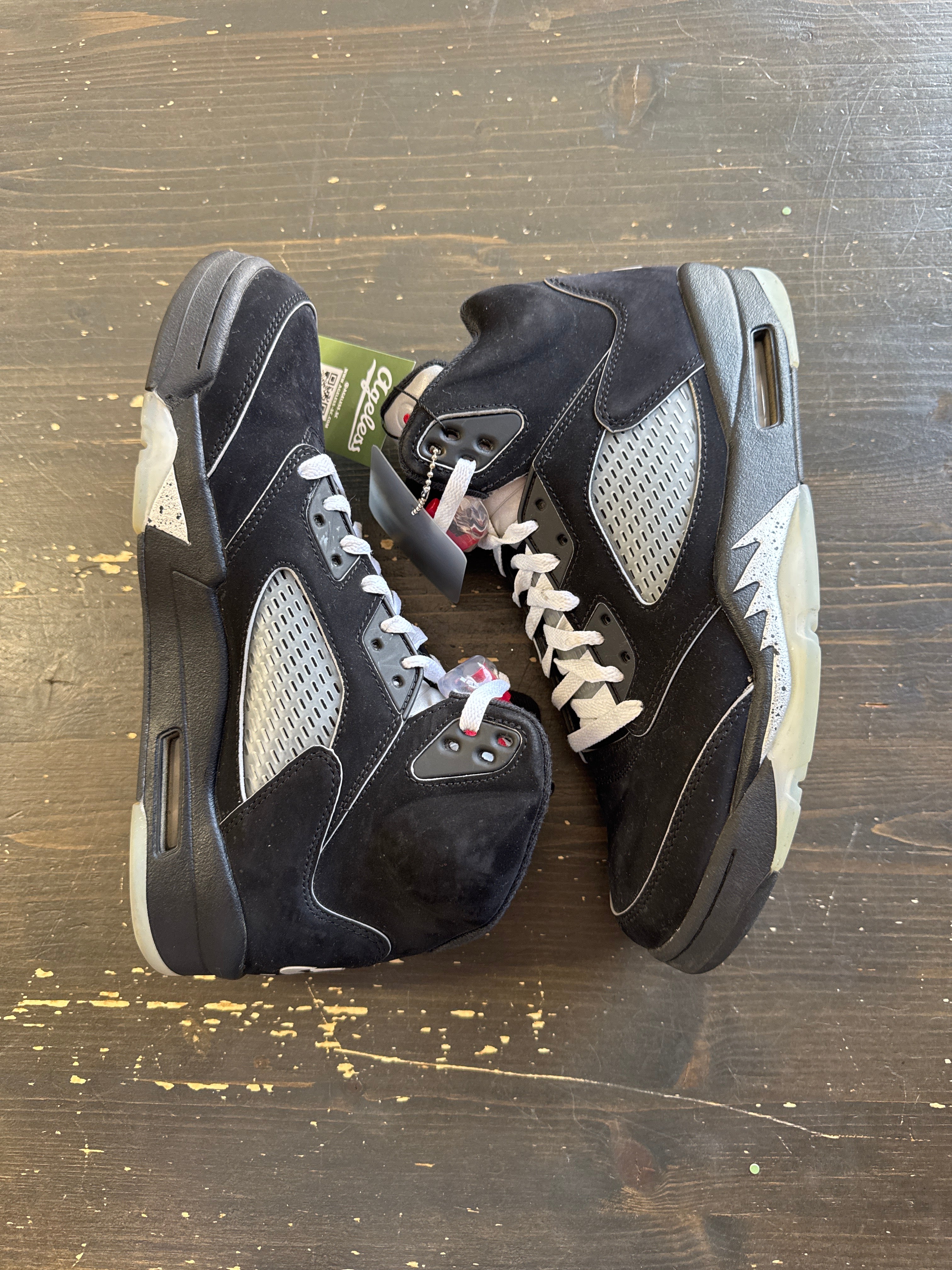 Pre-owned Jordan Retro 5 Black Metallic Reimagined